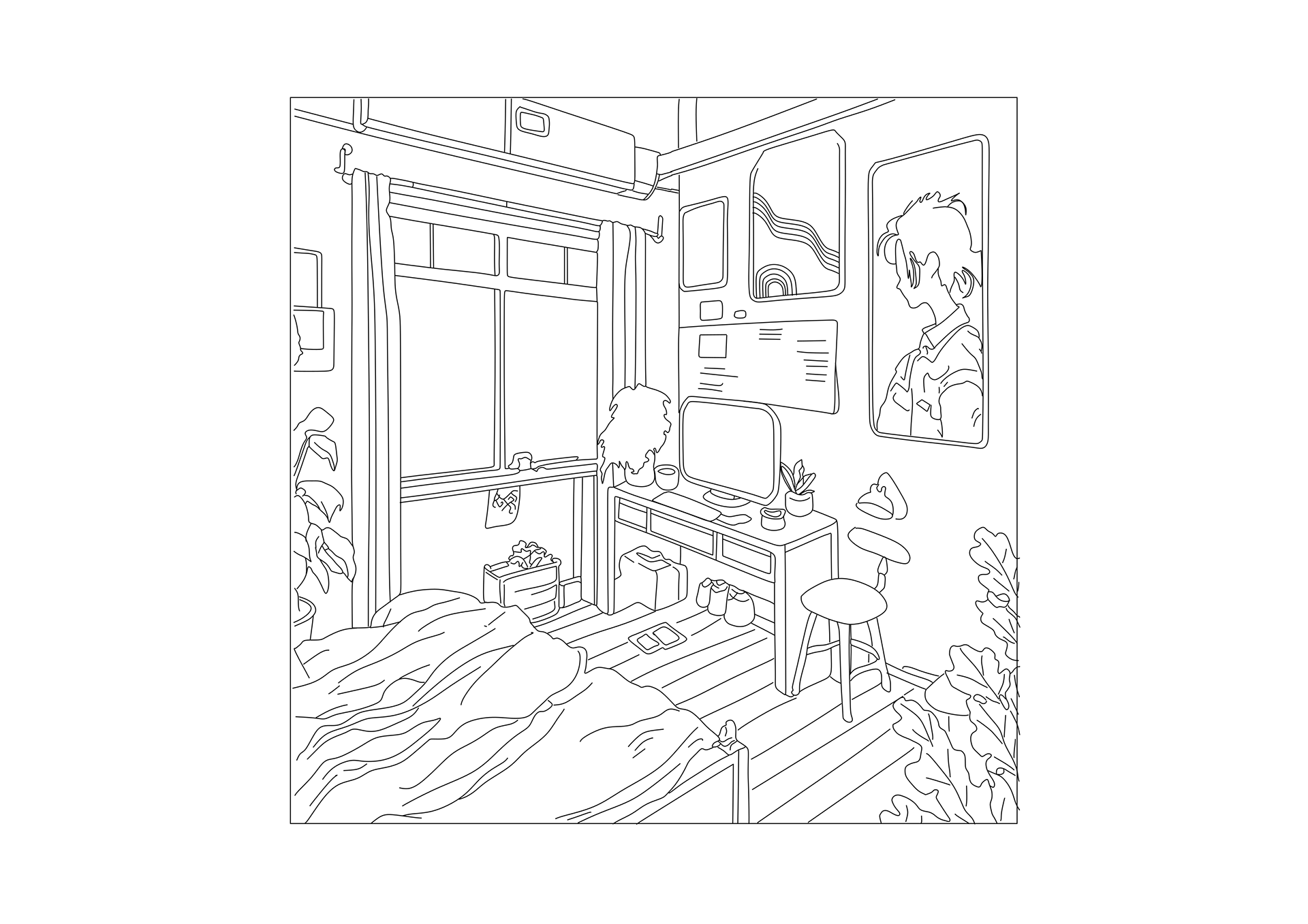 Line Drawing Image