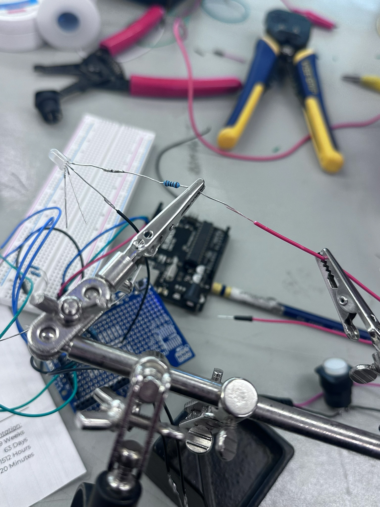 Soldering Resistors to RGB