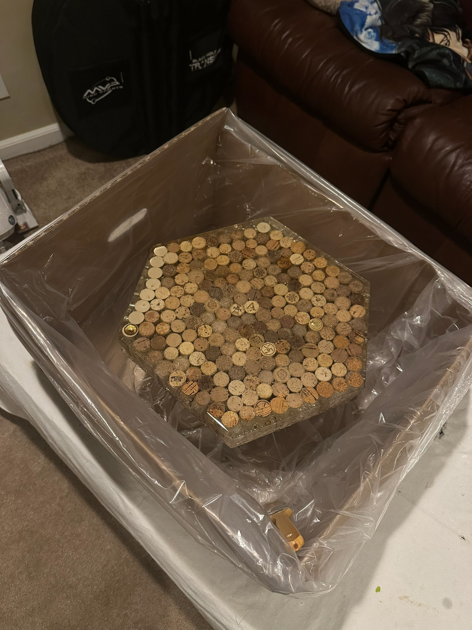 Stool Elevated off Surface