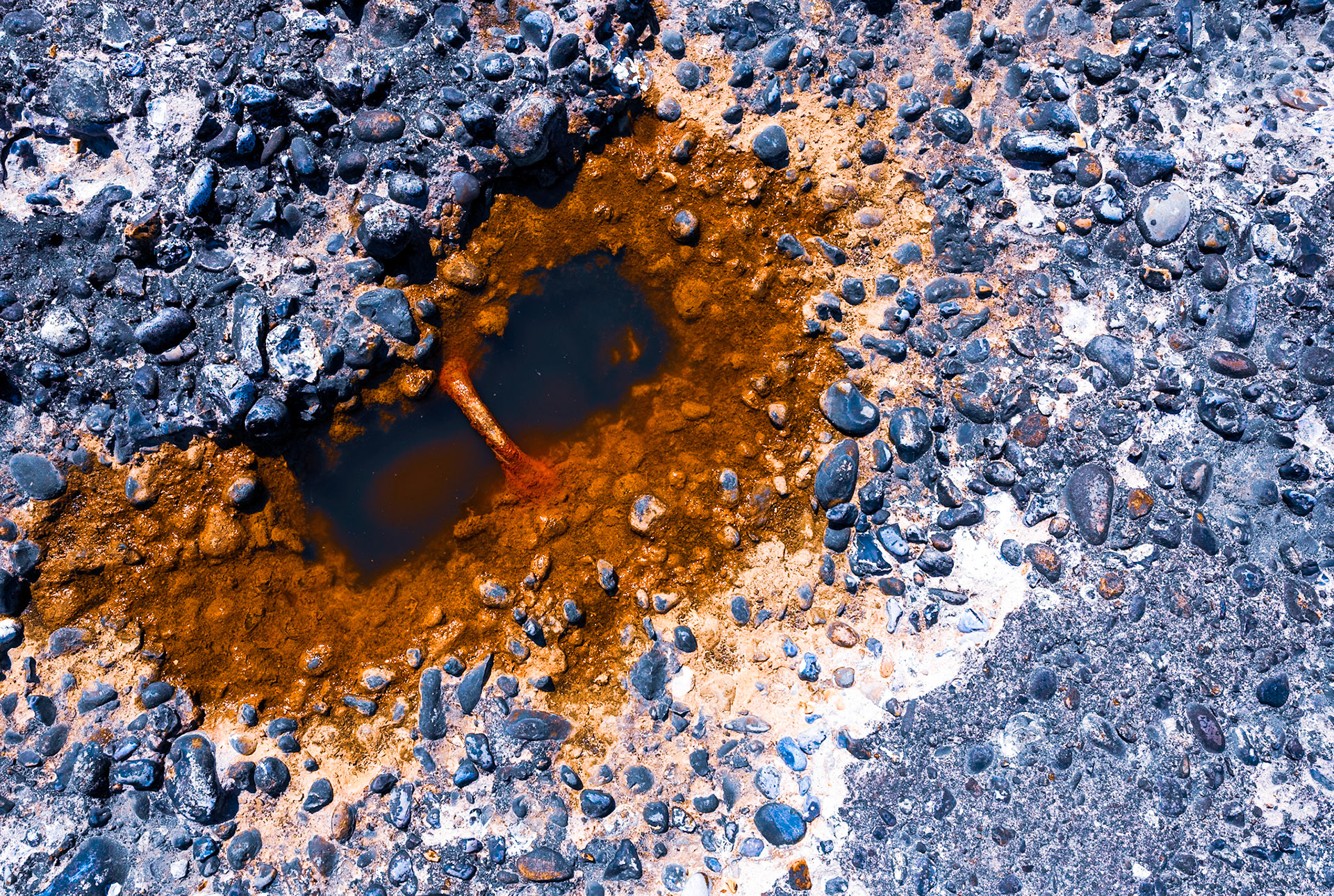 Detalje fra høfde ved Agger