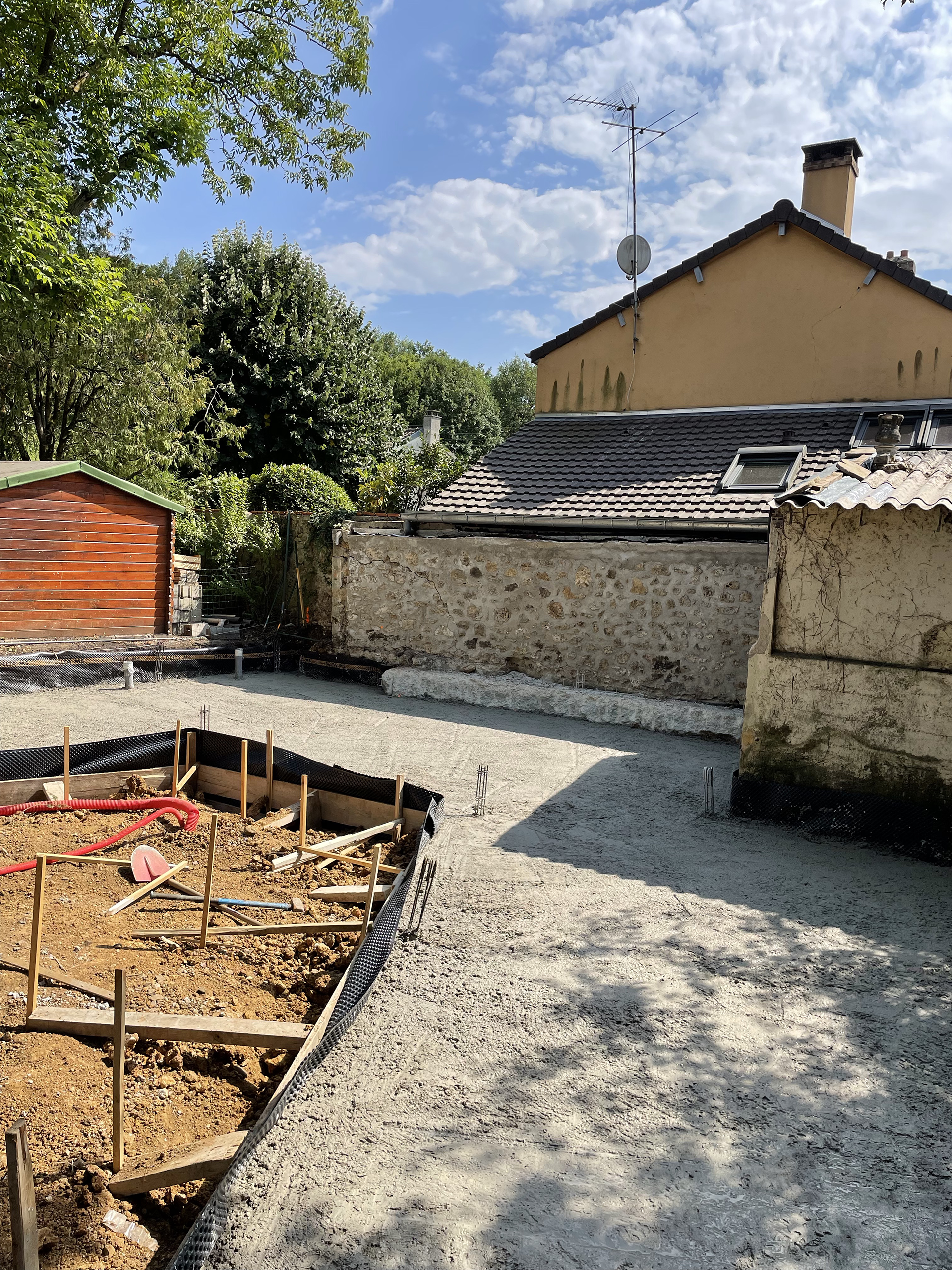 chantier_coulage de la dalle