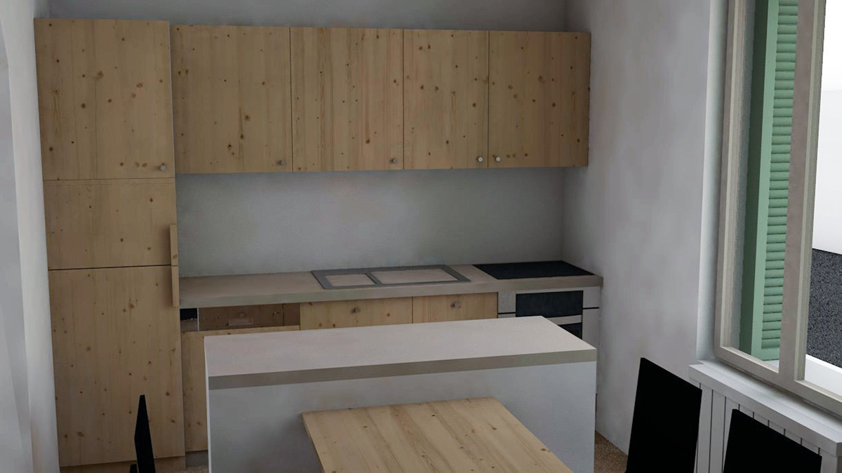 vue 3D _ cuisine