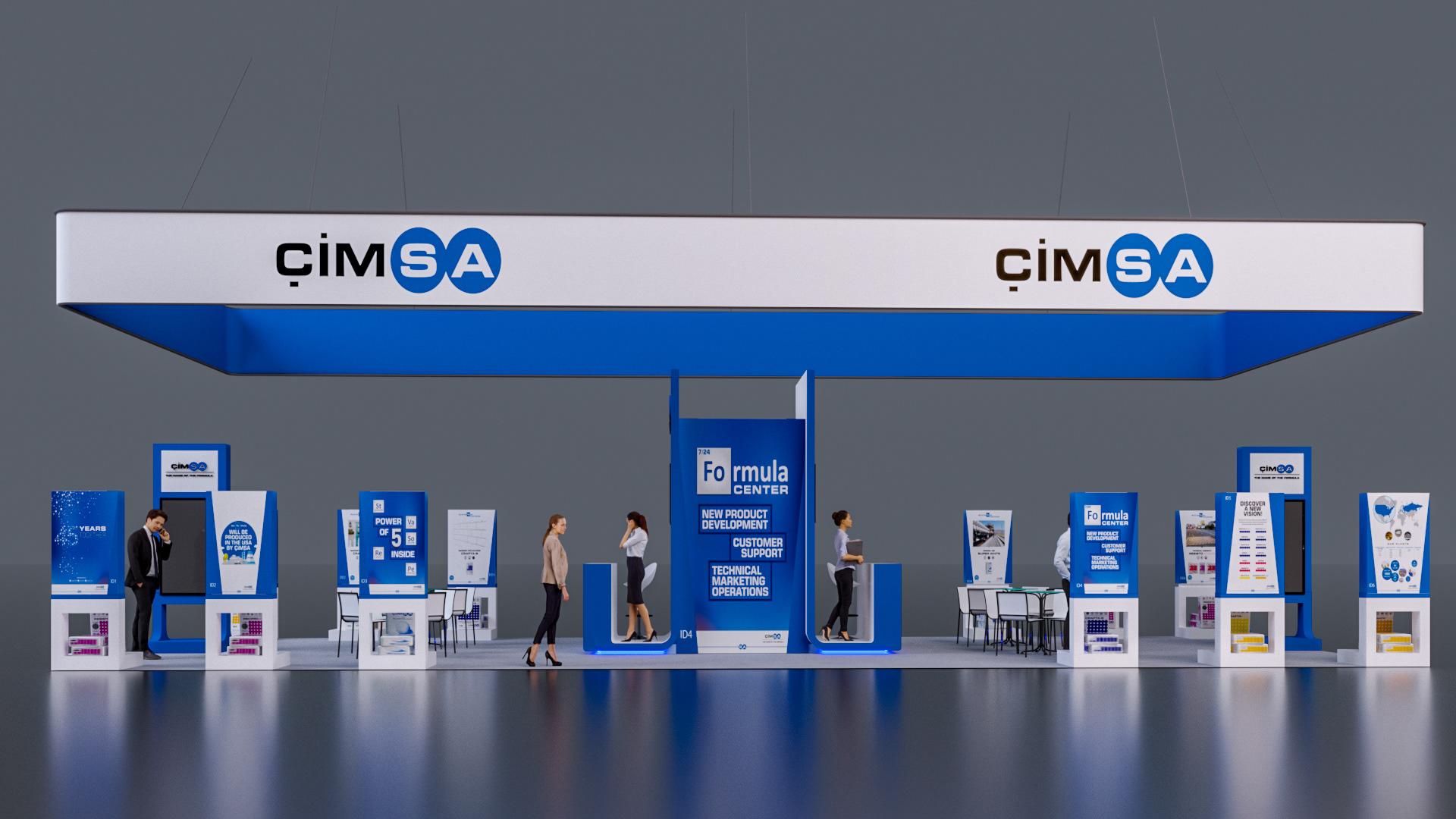 Nimbus İç Mimarlık - ÇİMSA Concrete (Fair Stand Design)