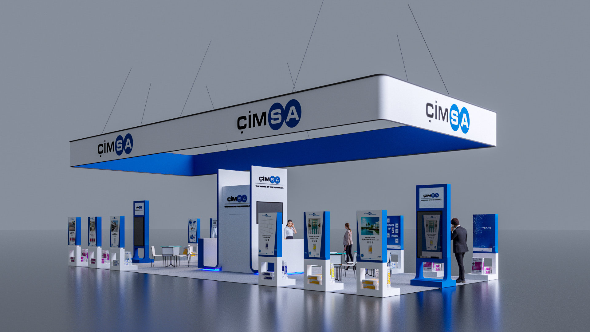 Nimbus İç Mimarlık - ÇİMSA Concrete (Fair Stand Design)