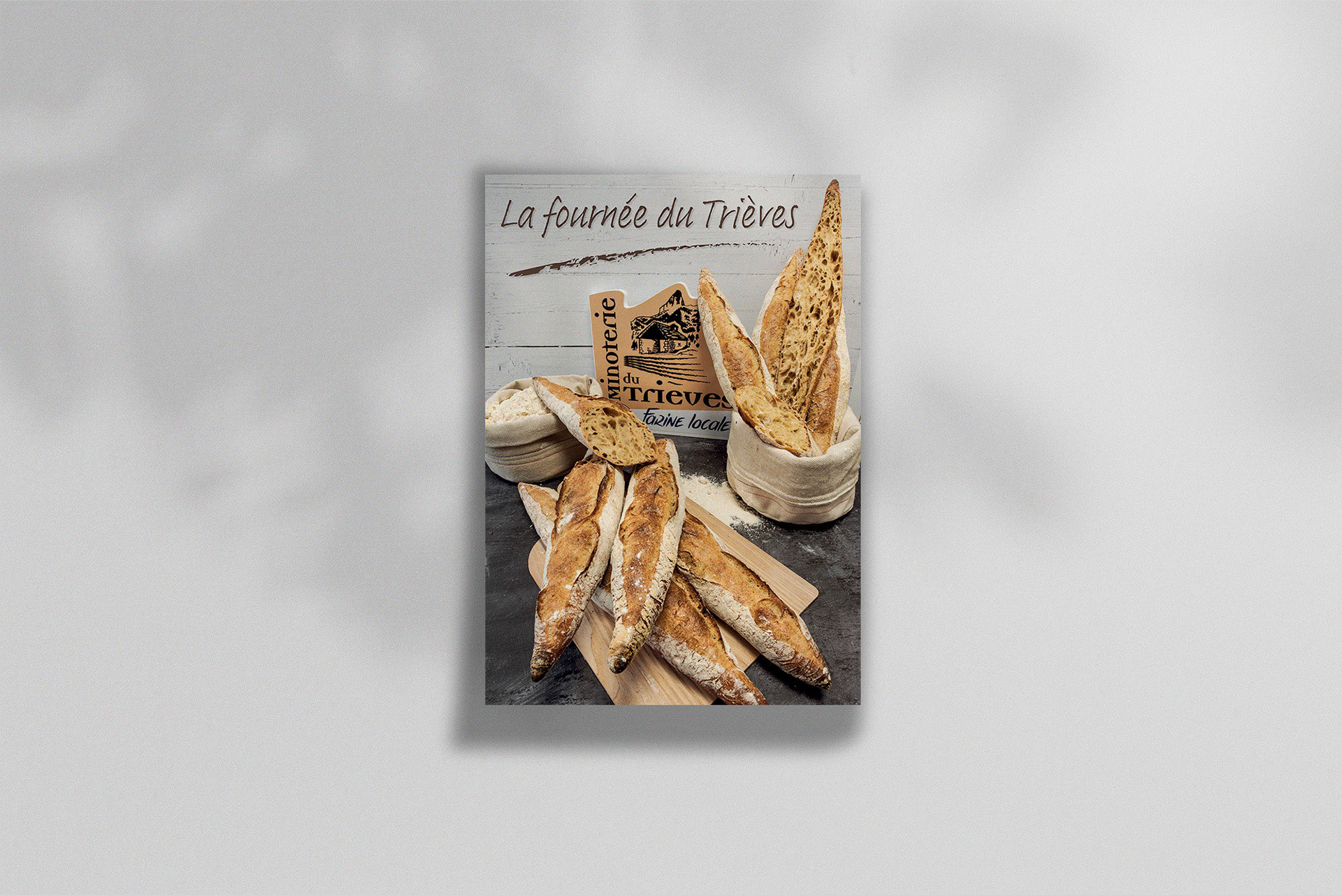 Affiche pour la minoterie du Trièves à Clelles