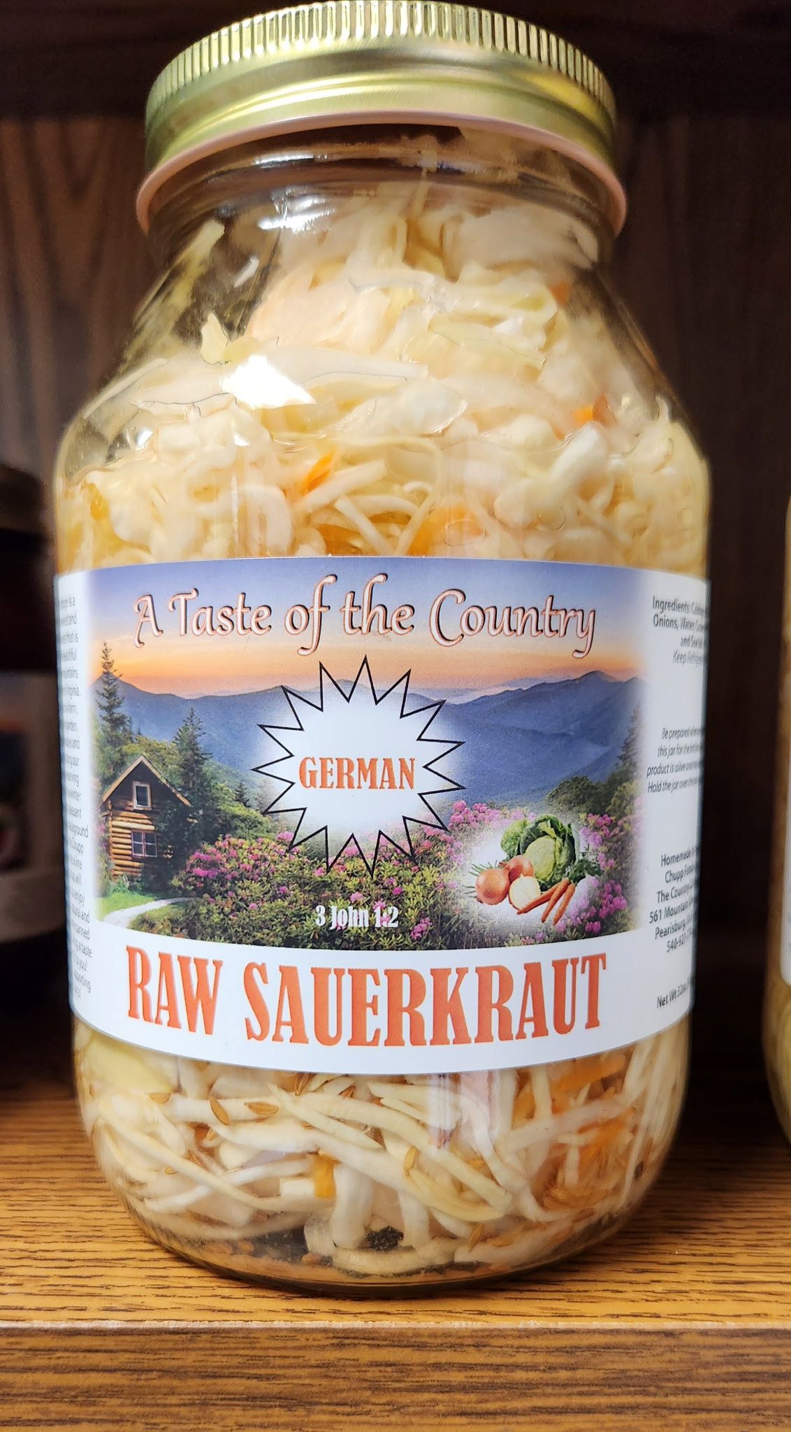 German Raw Sauerkraut