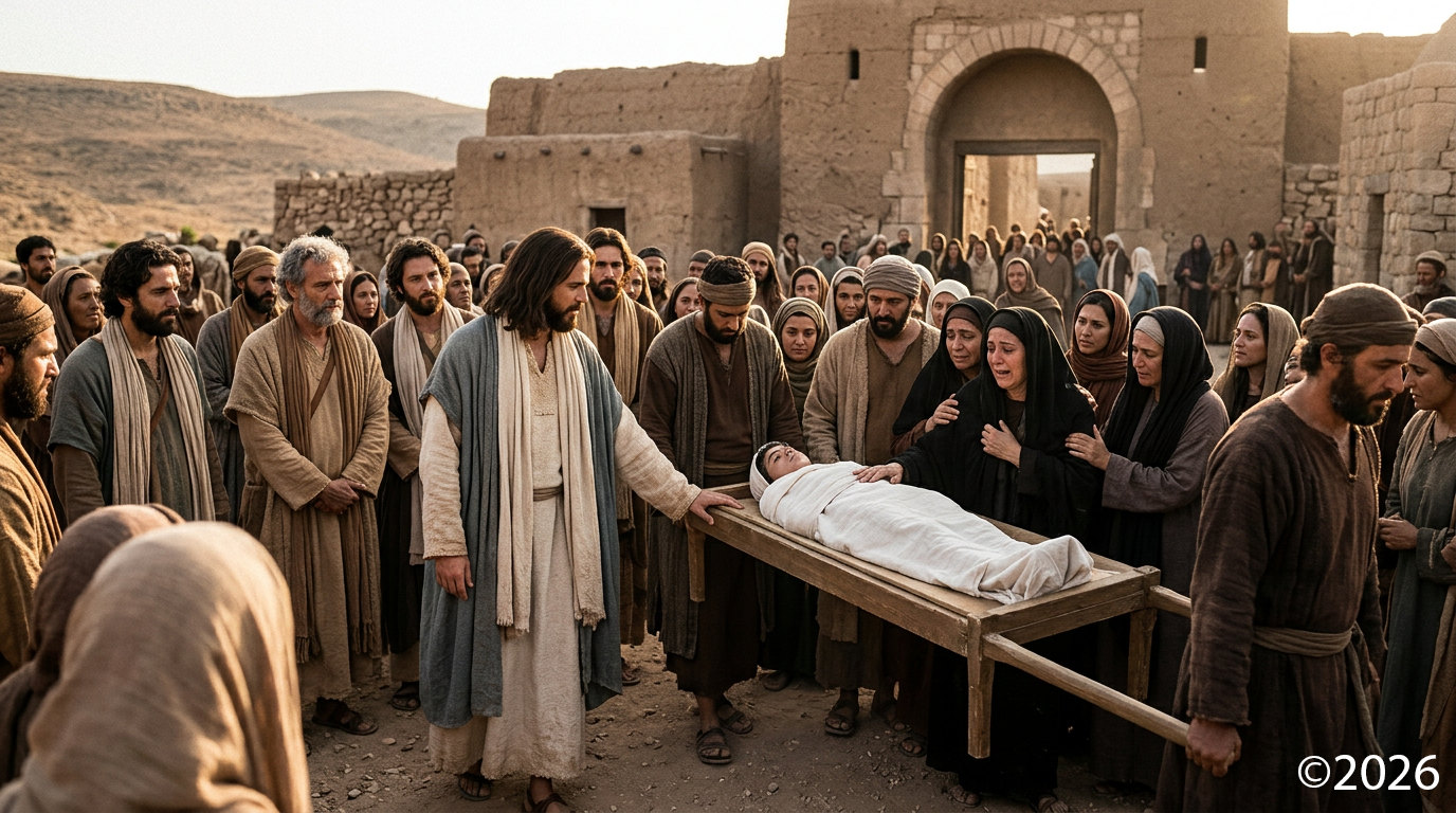 Raising the Widow's Son at Nain- Luke 7-11-17