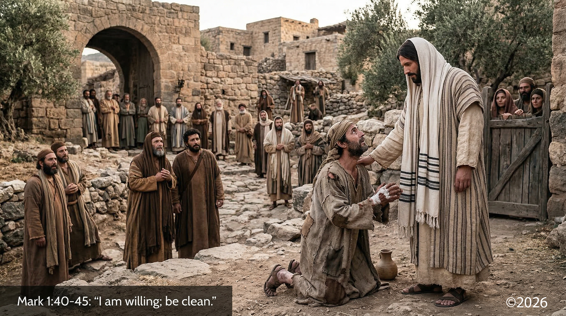 Jesus Cleanses a Man With Leprosy Mark 1:40-45