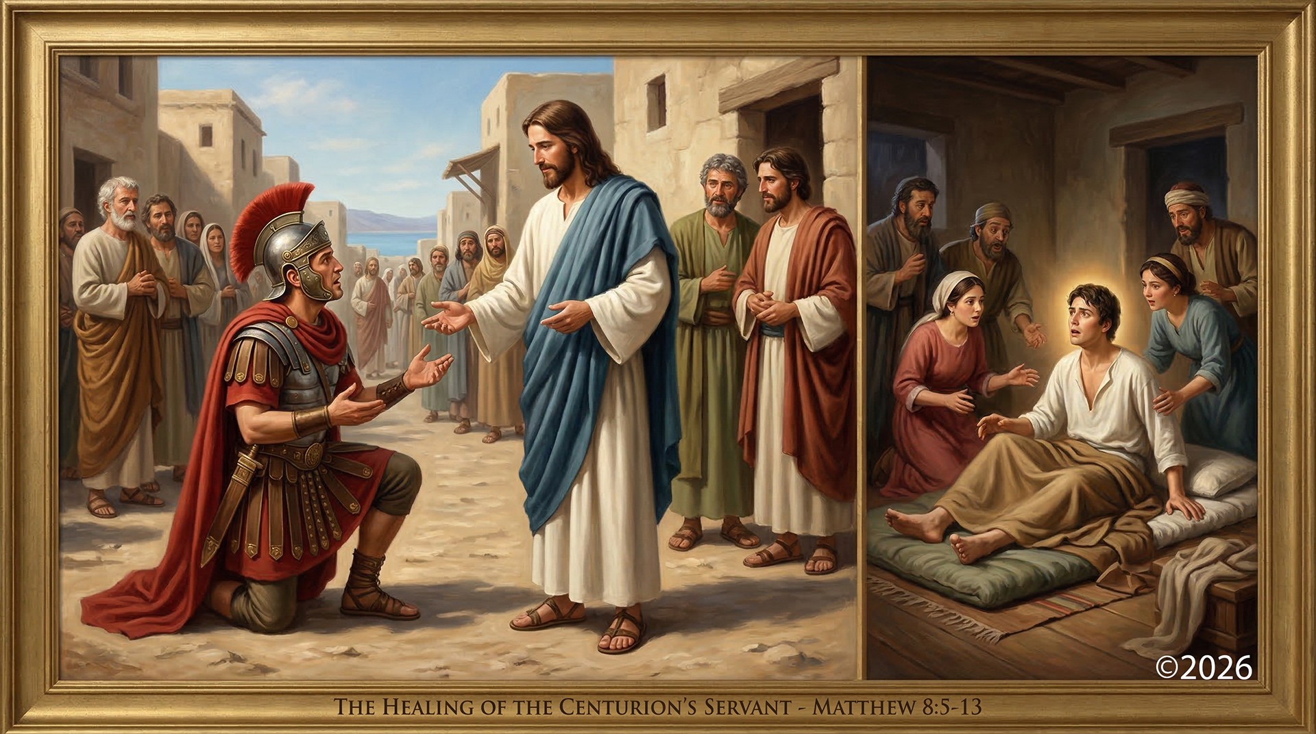 Healing the Centurion's servant: Matthew 8:5-13