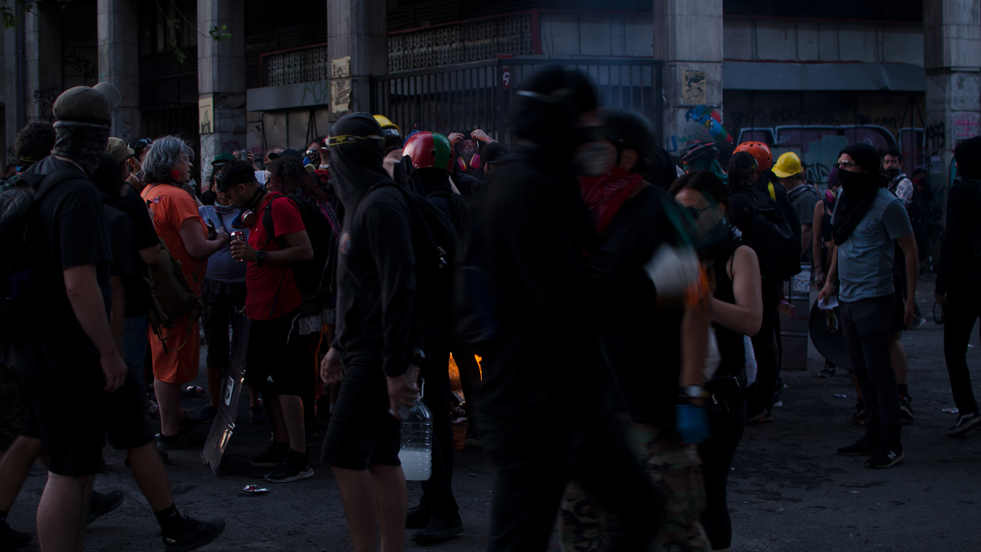 ENFRENTAMIENTO PLAZA DIGNIDAD
