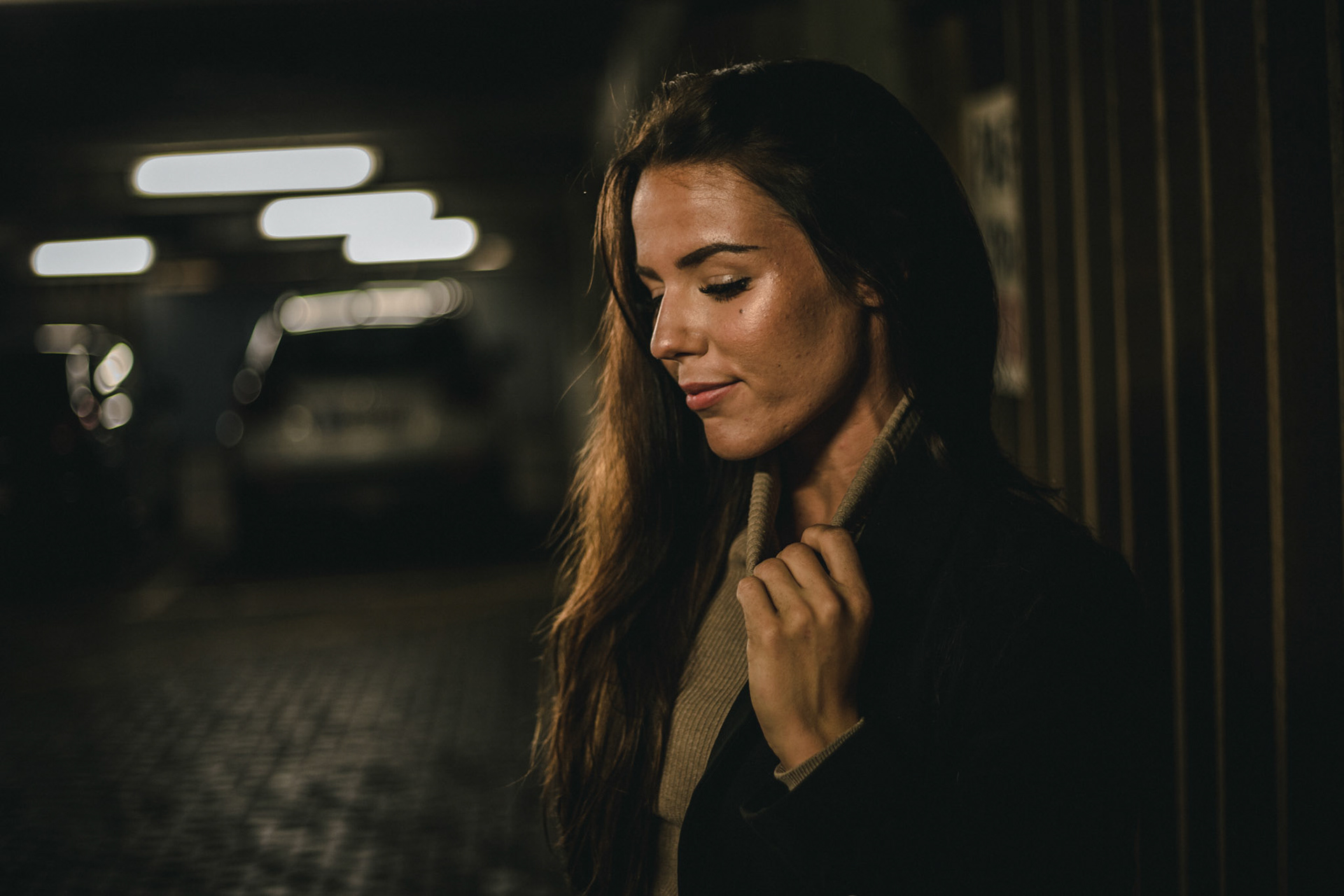 Model, street, Light