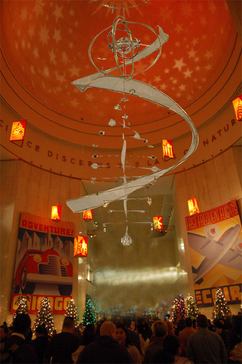 Mock up inside rotunda