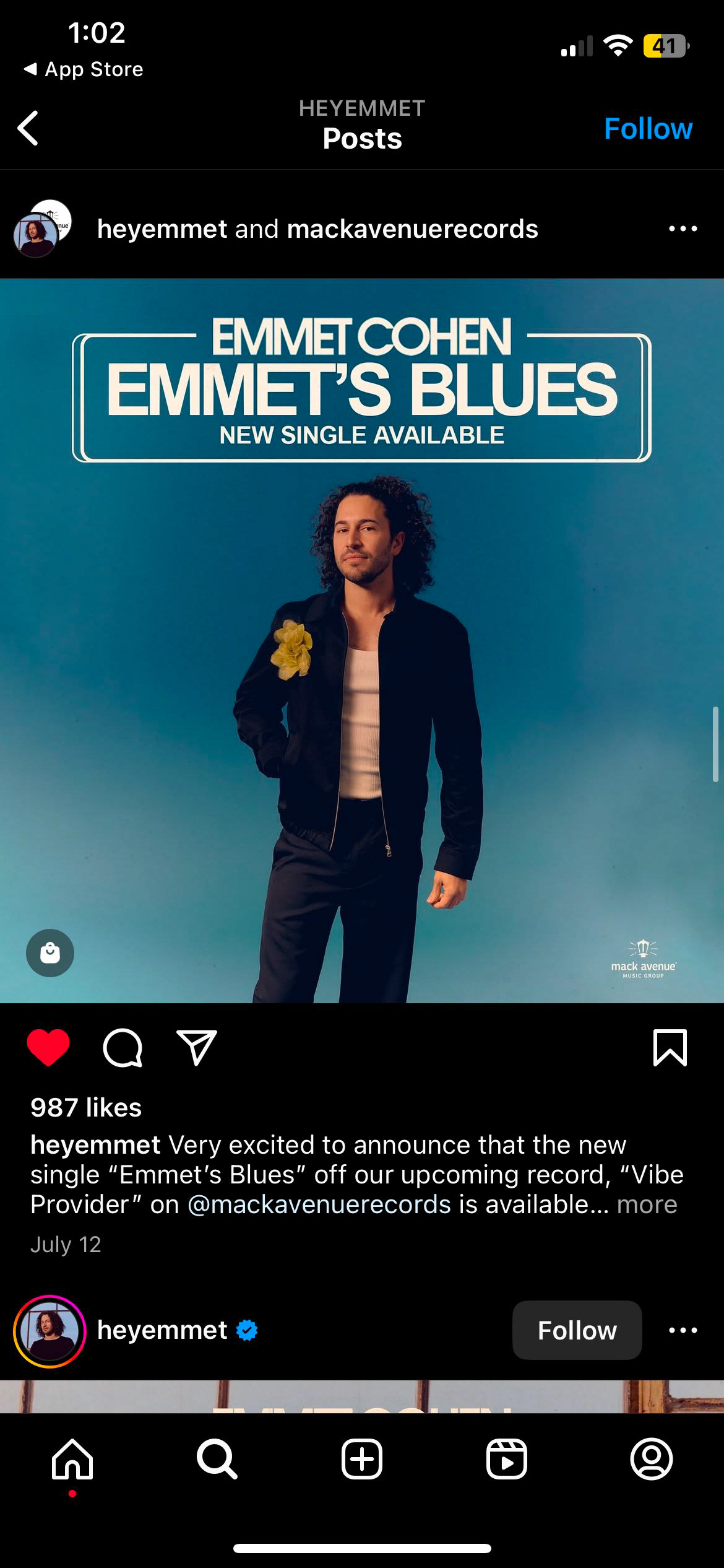Single Release - Instagram Post