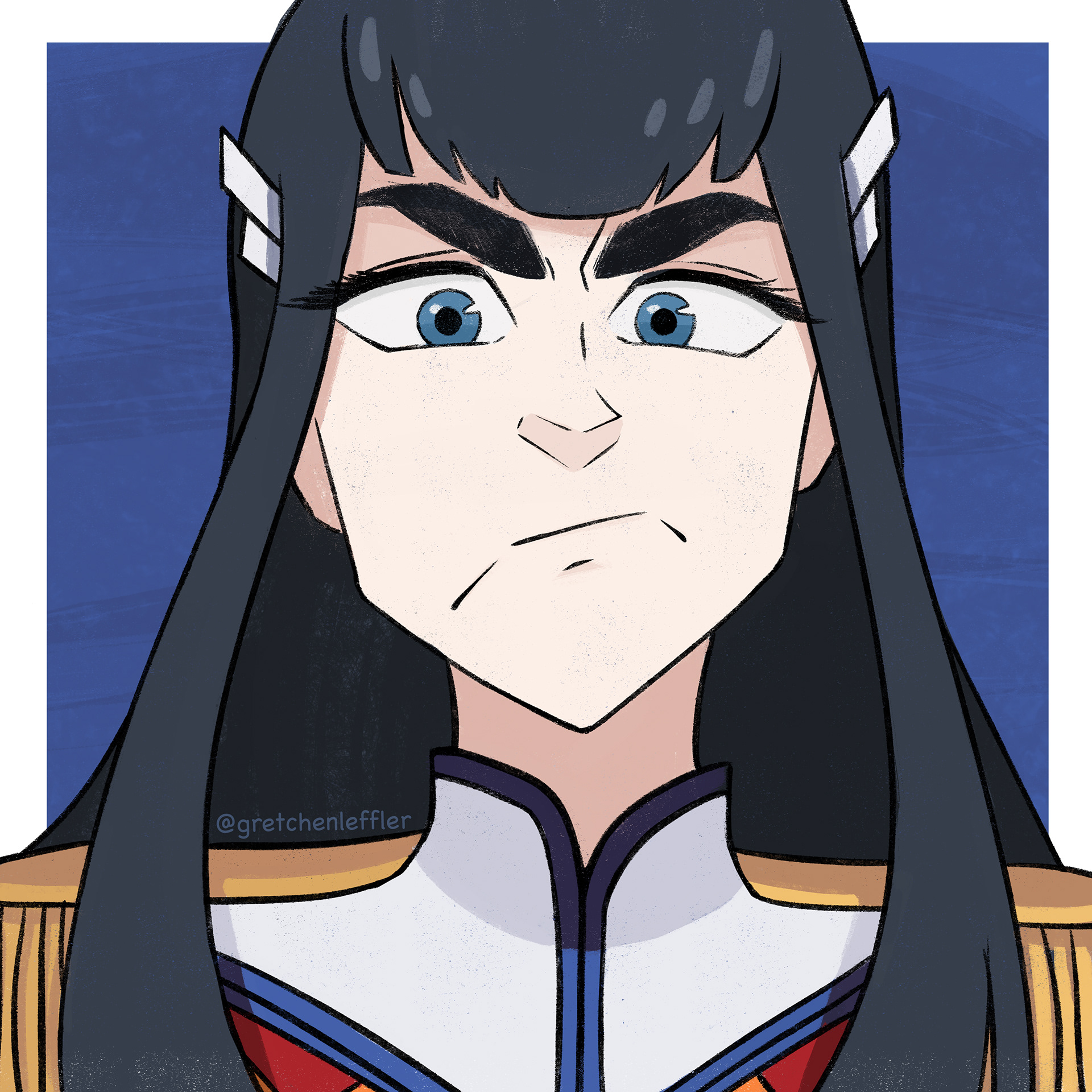 Fanart of Satsuki Kyurin from Kill la Kill