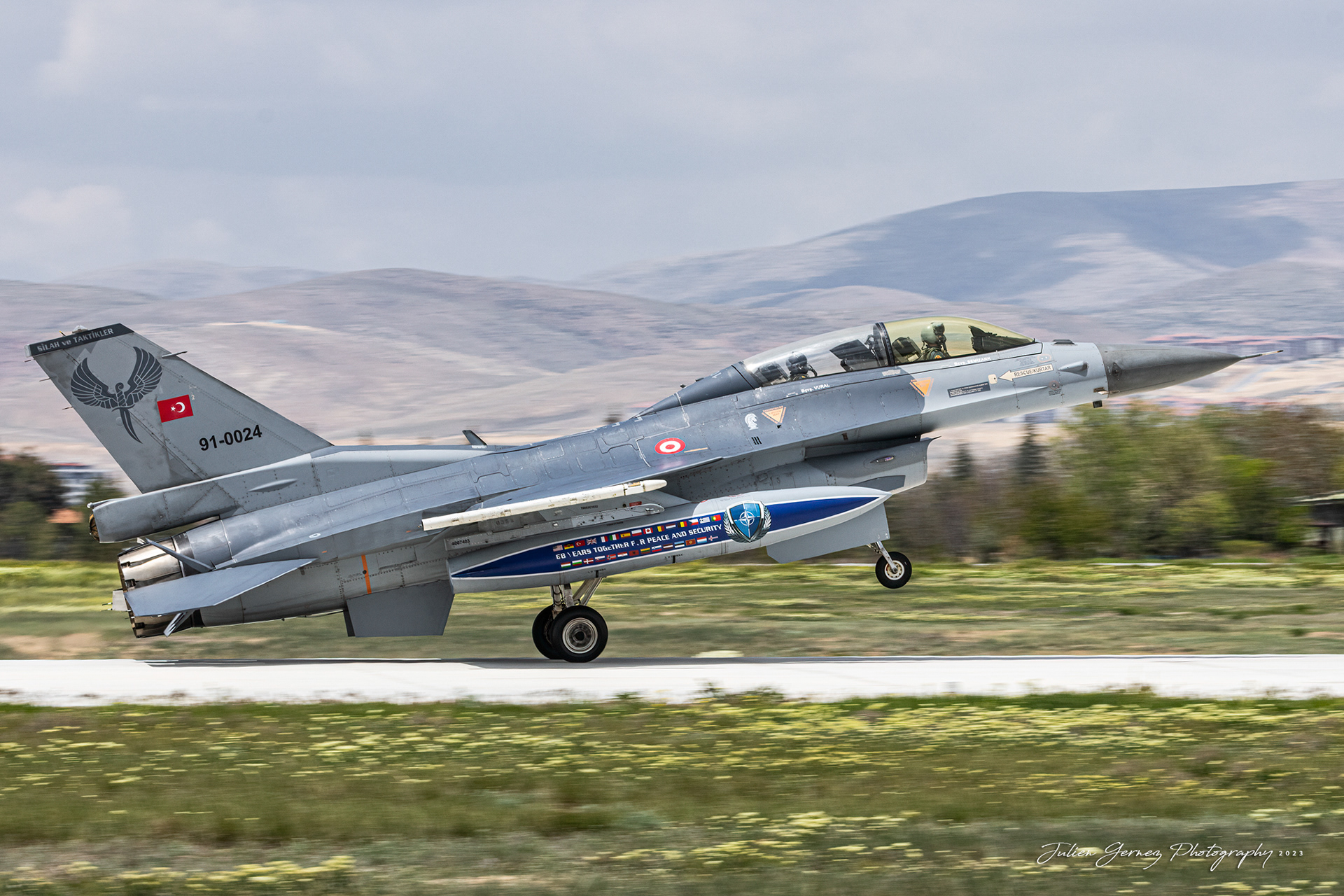 Lockheed Martin F-16D Fighting Falcon - Turkish Air Force - 132 Filo "Hançer"