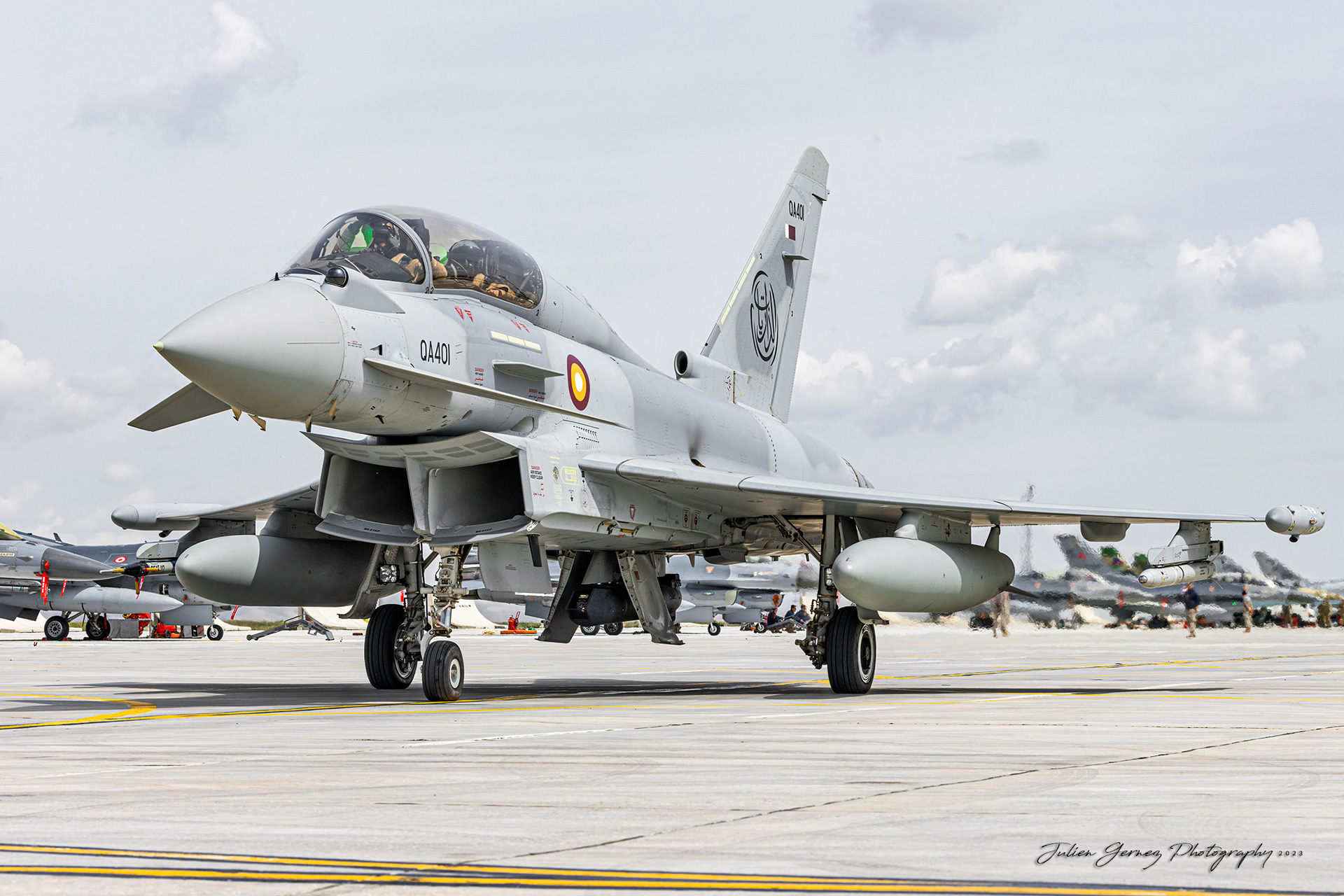 Eurofighter EF-2000 Typhoon - Qatar Air Force - Flying Wing 1 / 12th Sqn "Al Dhariyat"