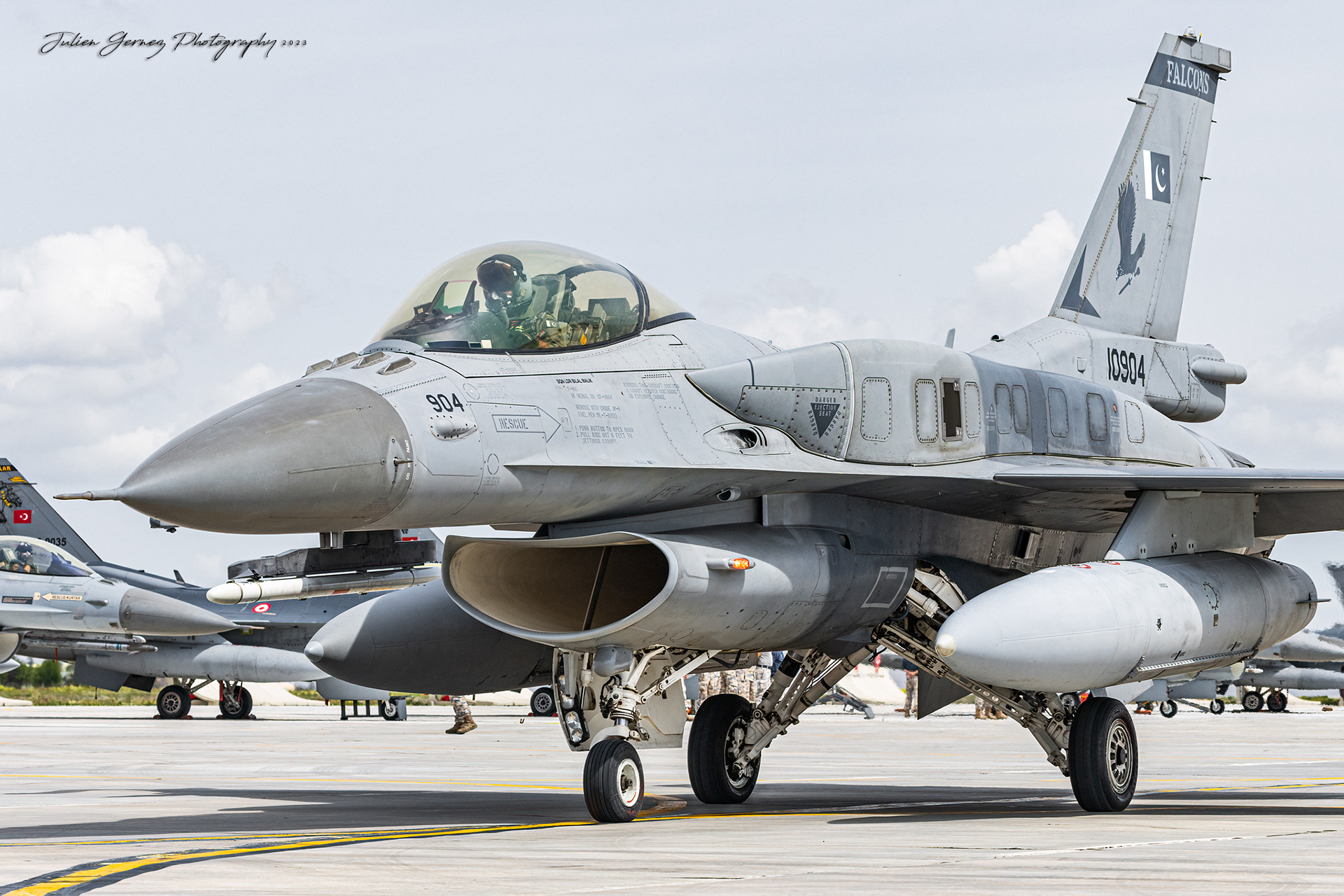Lockheed Martin F-16C Fighting Falcon - Pakistan Air Force - 39 Wing / 5 Sqn "Falcons"