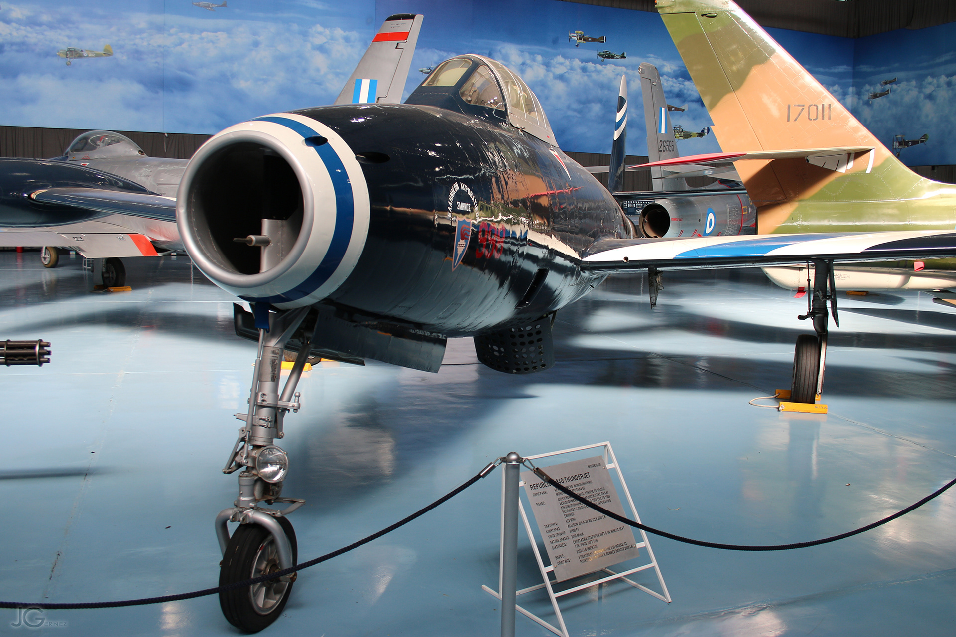 Republic F-84G Thunderjet - Hellenic Air Force
