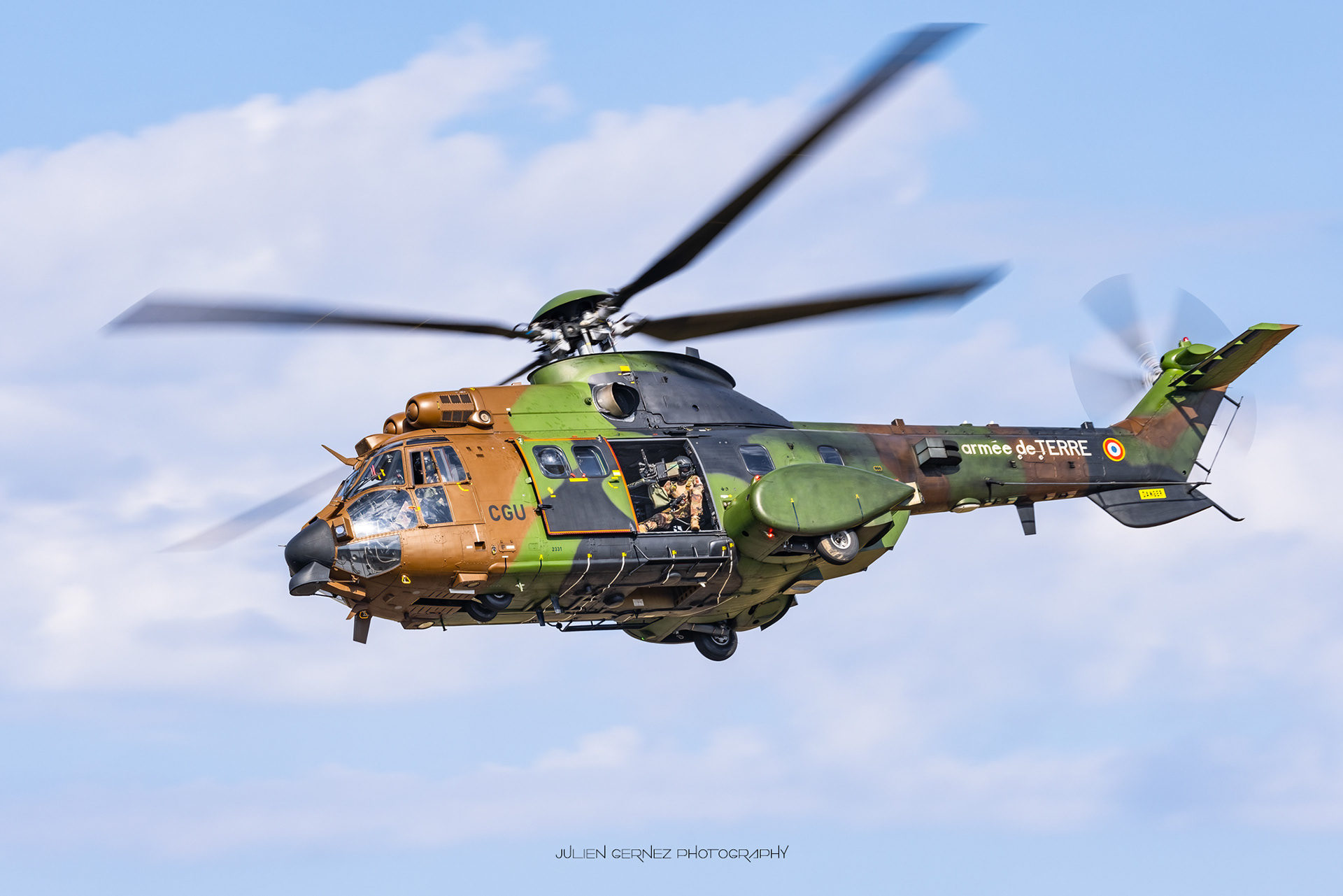 Aérospatiale AS-532UL Cougar - Aviation Légère de l'Armée de Terre - 5e RHC