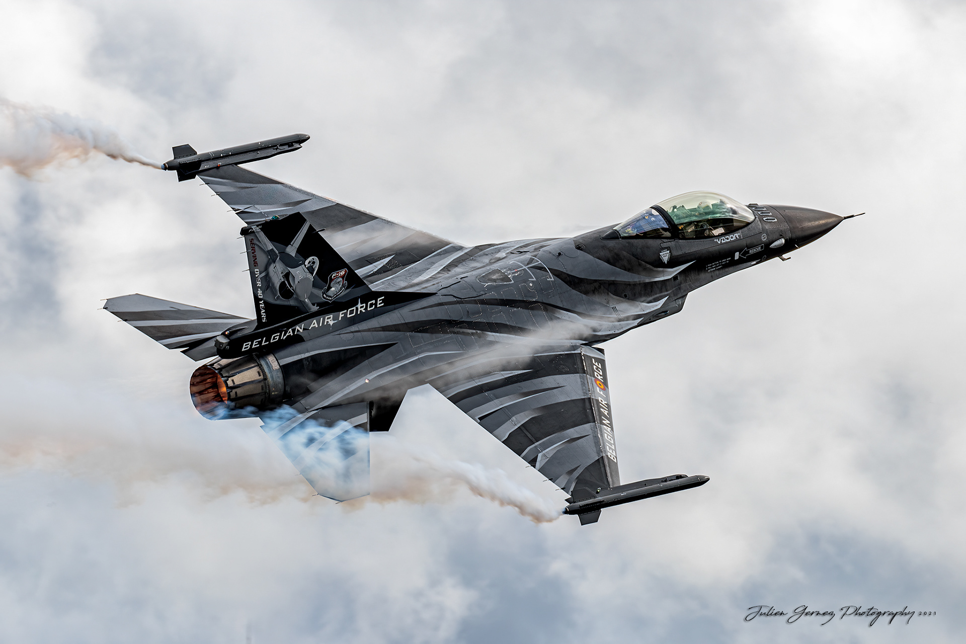 General Dynamics F-16AM Fighting Falcon - Belgian Air Force - Solo Display Team
