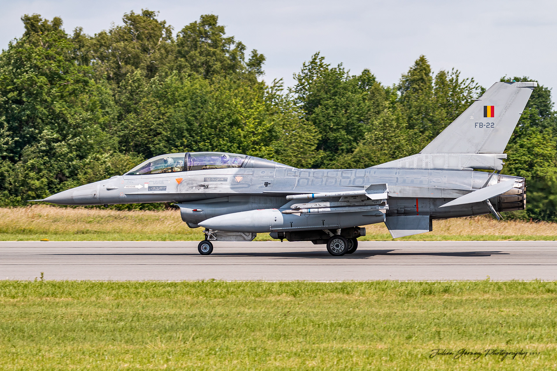 General Dynamics F-16BM Fighting Falcon - Belgian Air Force - 2 Wing
