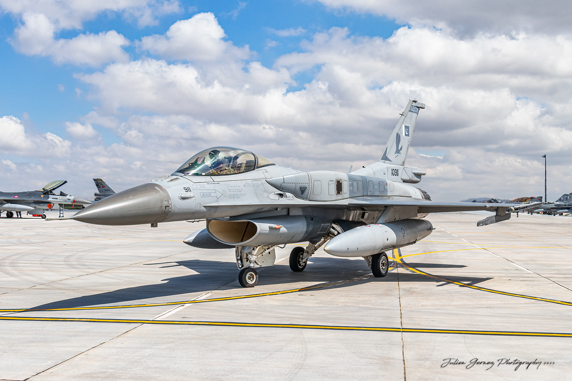 Lockheed Martin F-16C Fighting Falcon - Pakistan Air Force - 39 Wing / 5 Sqn "Falcons"
