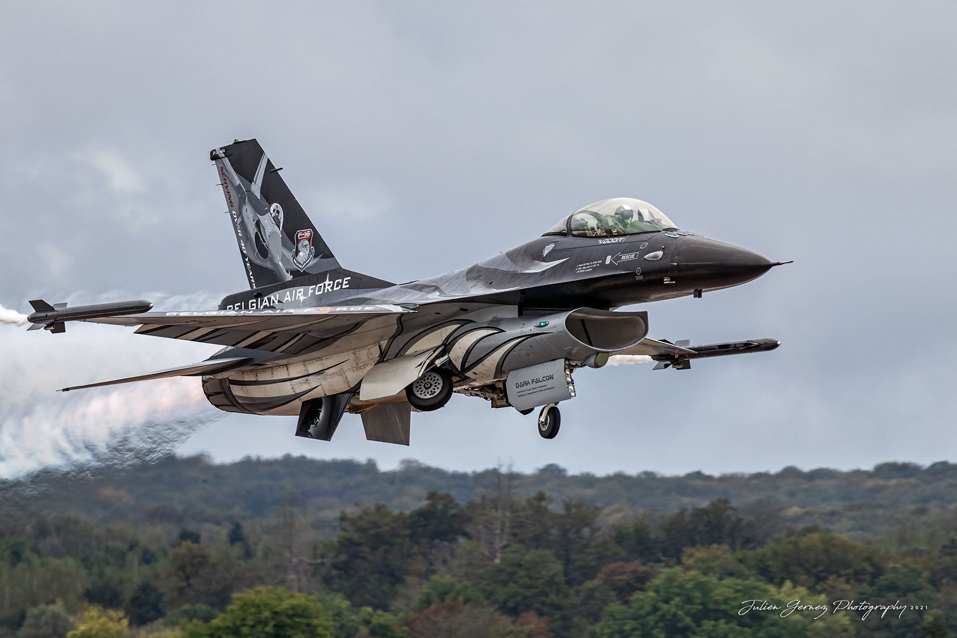 General Dynamics F-16AM Fighting Falcon - Belgian Air Force - Solo Display Team