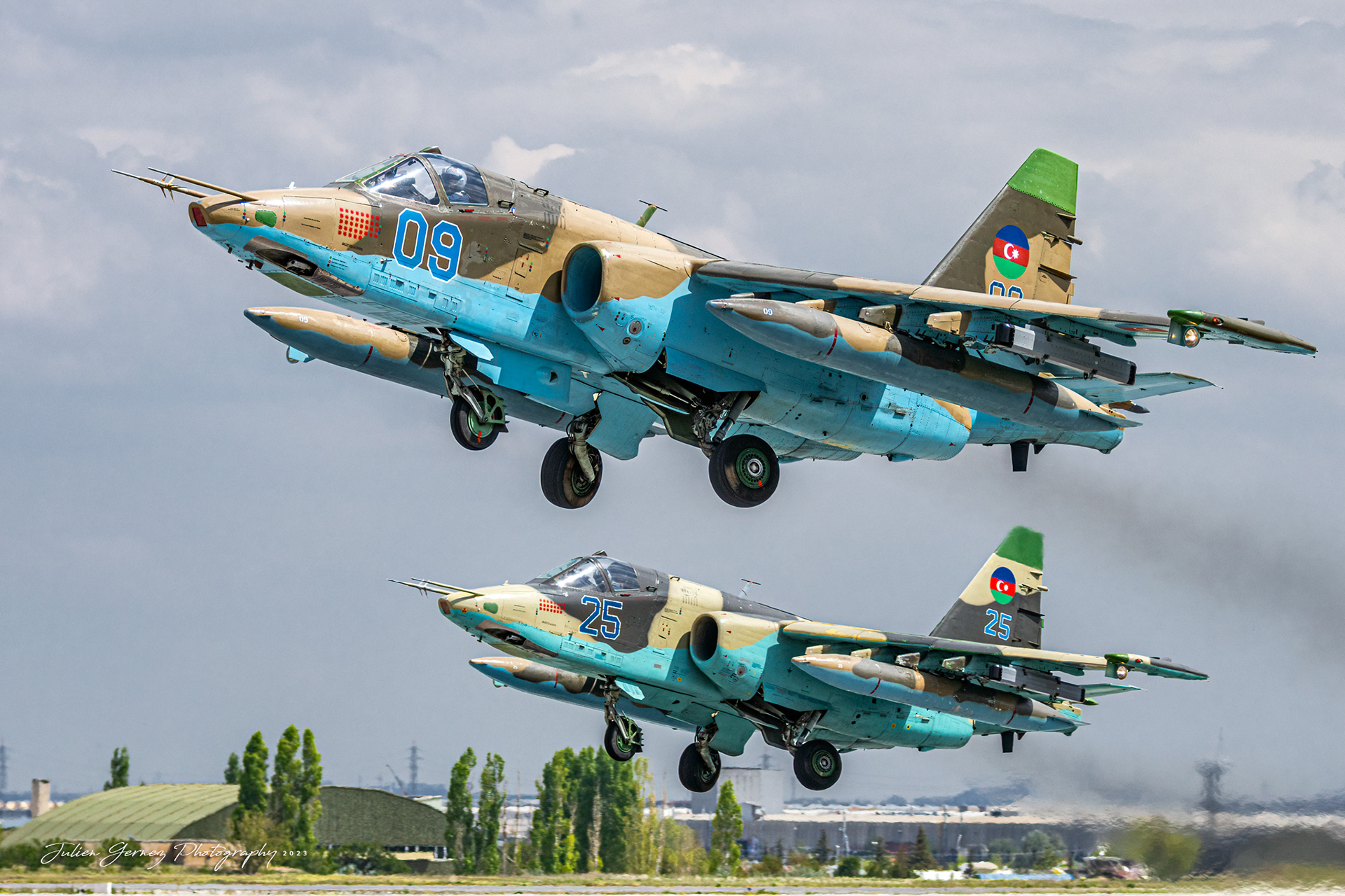 Sukhoi Su-25 Frogfoot - Azerbaijan Air Force - SU-25 Eskadrilya