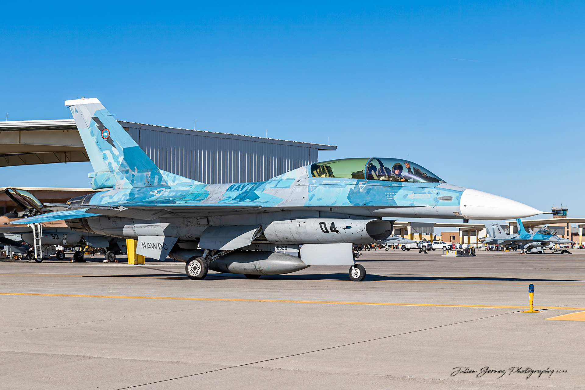 General Dynamics F-16B Fighting Falcon - US Navy - NAWDC