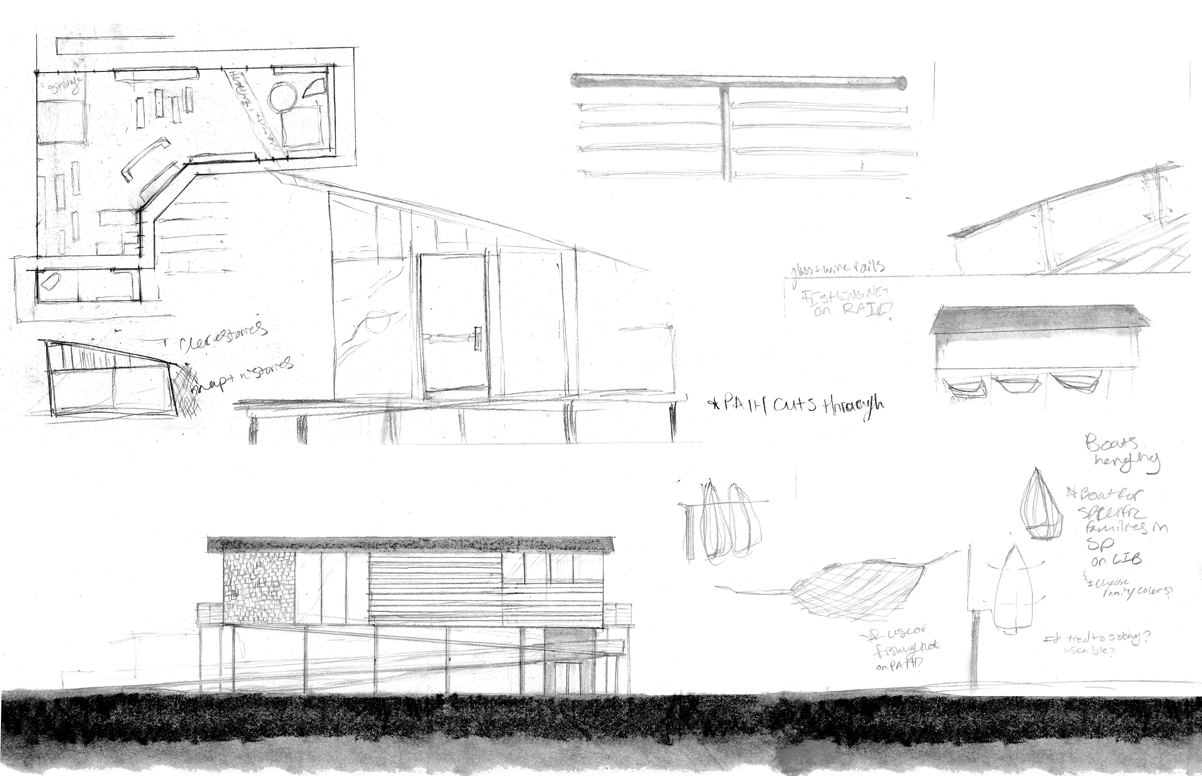 library single sheet sketch study