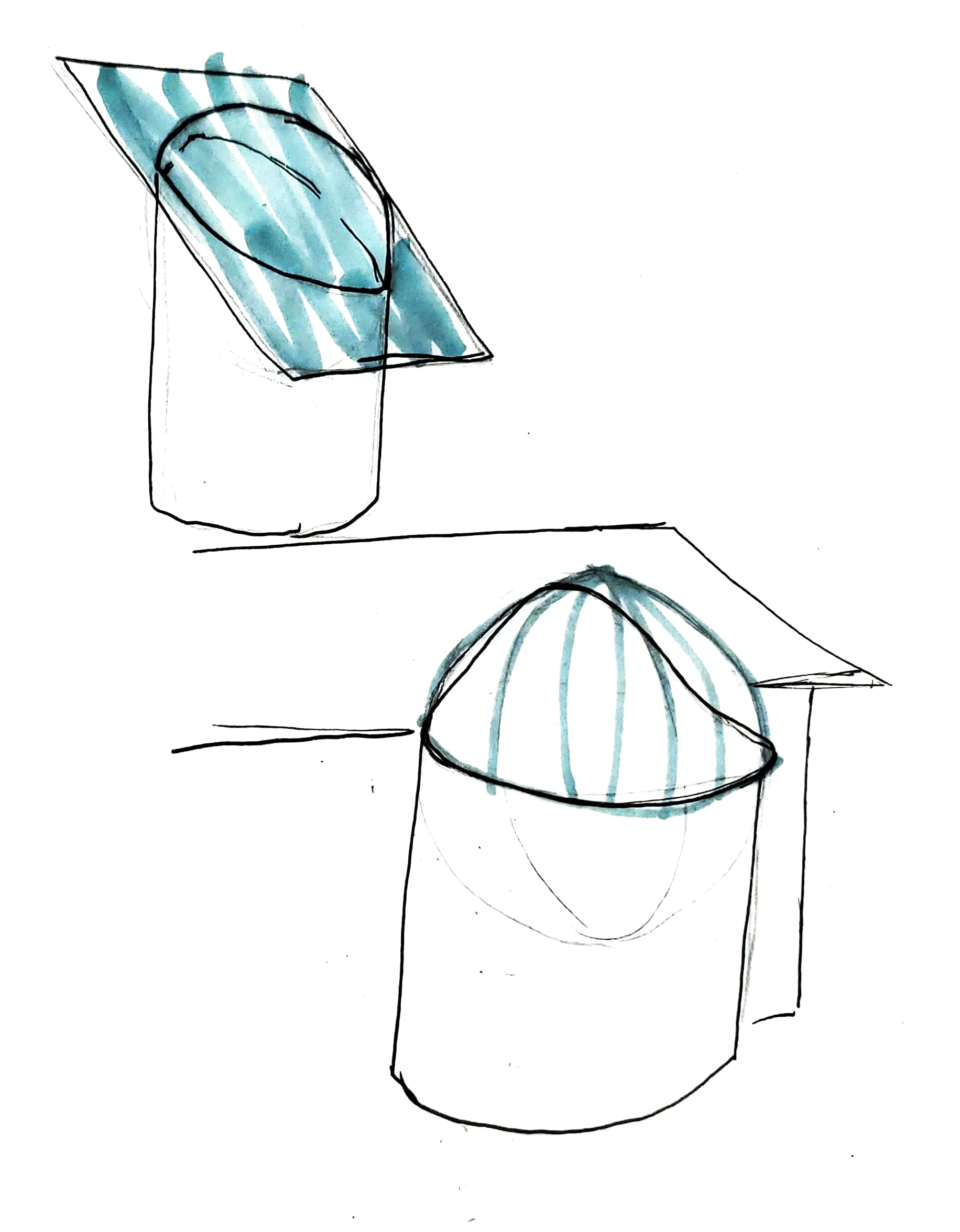 study of glass dome