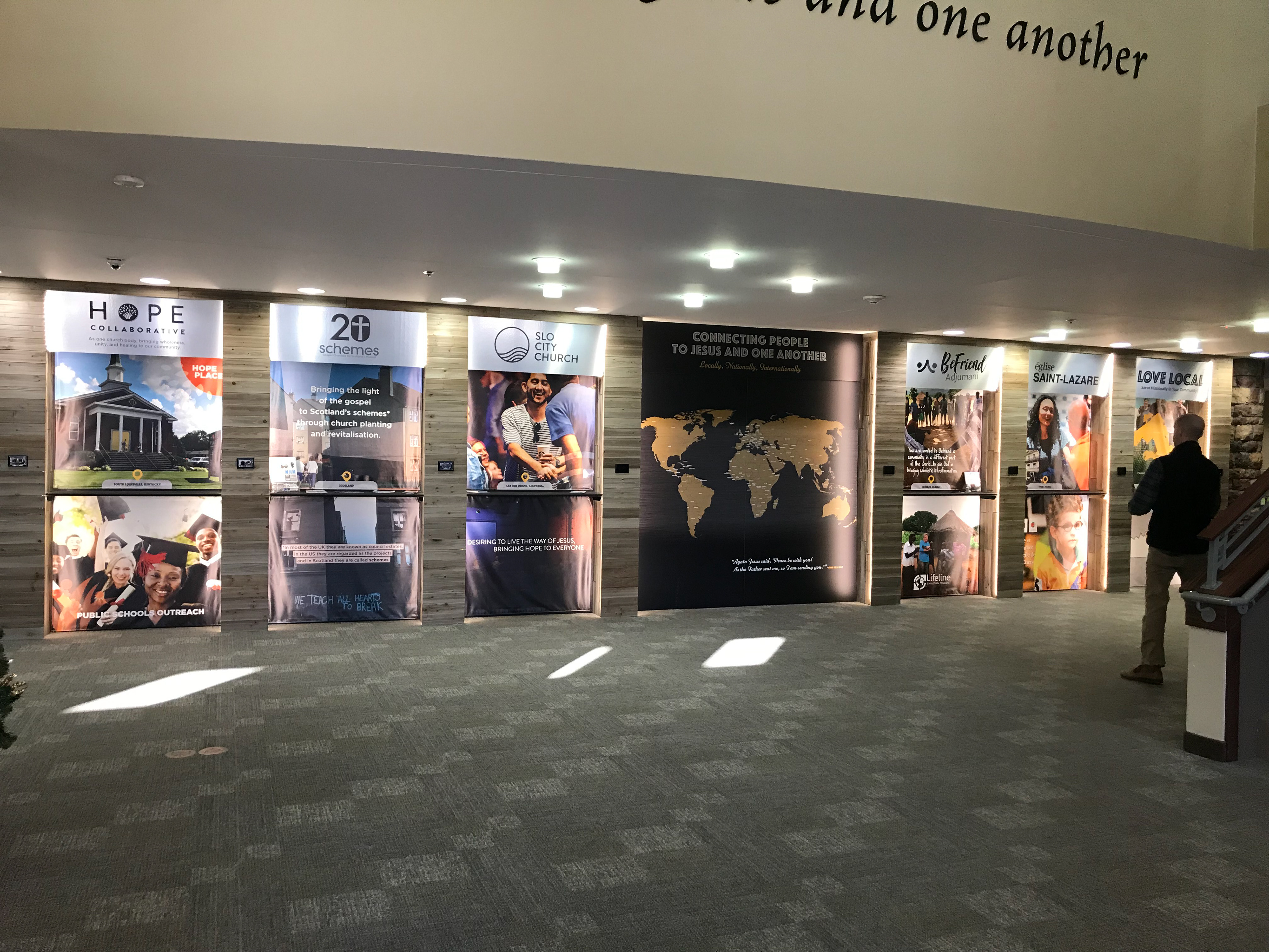 Southeast Christian Church: Crestwood Campus Missions Wall