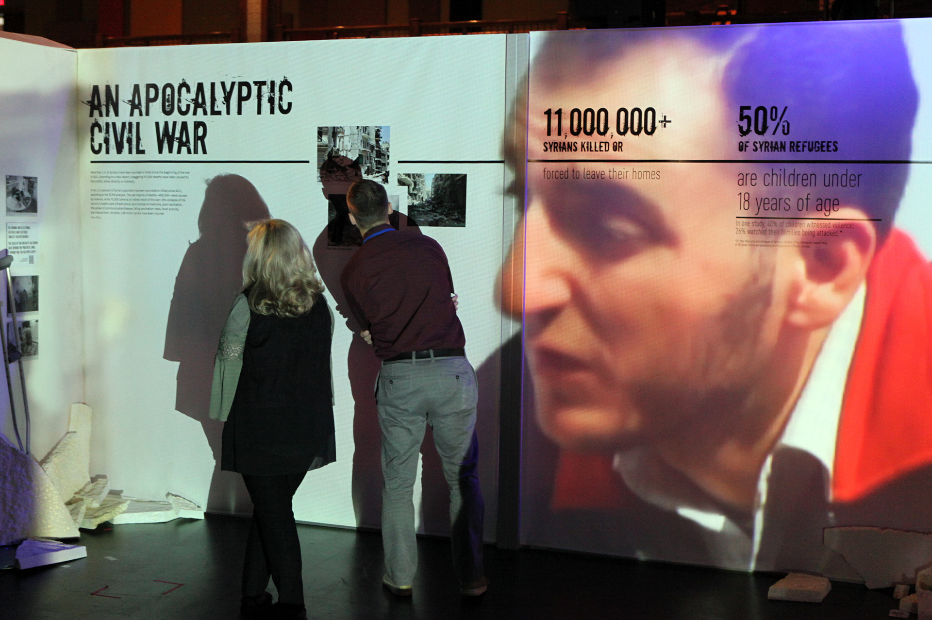 Wall from the Refugee Immersion Experience