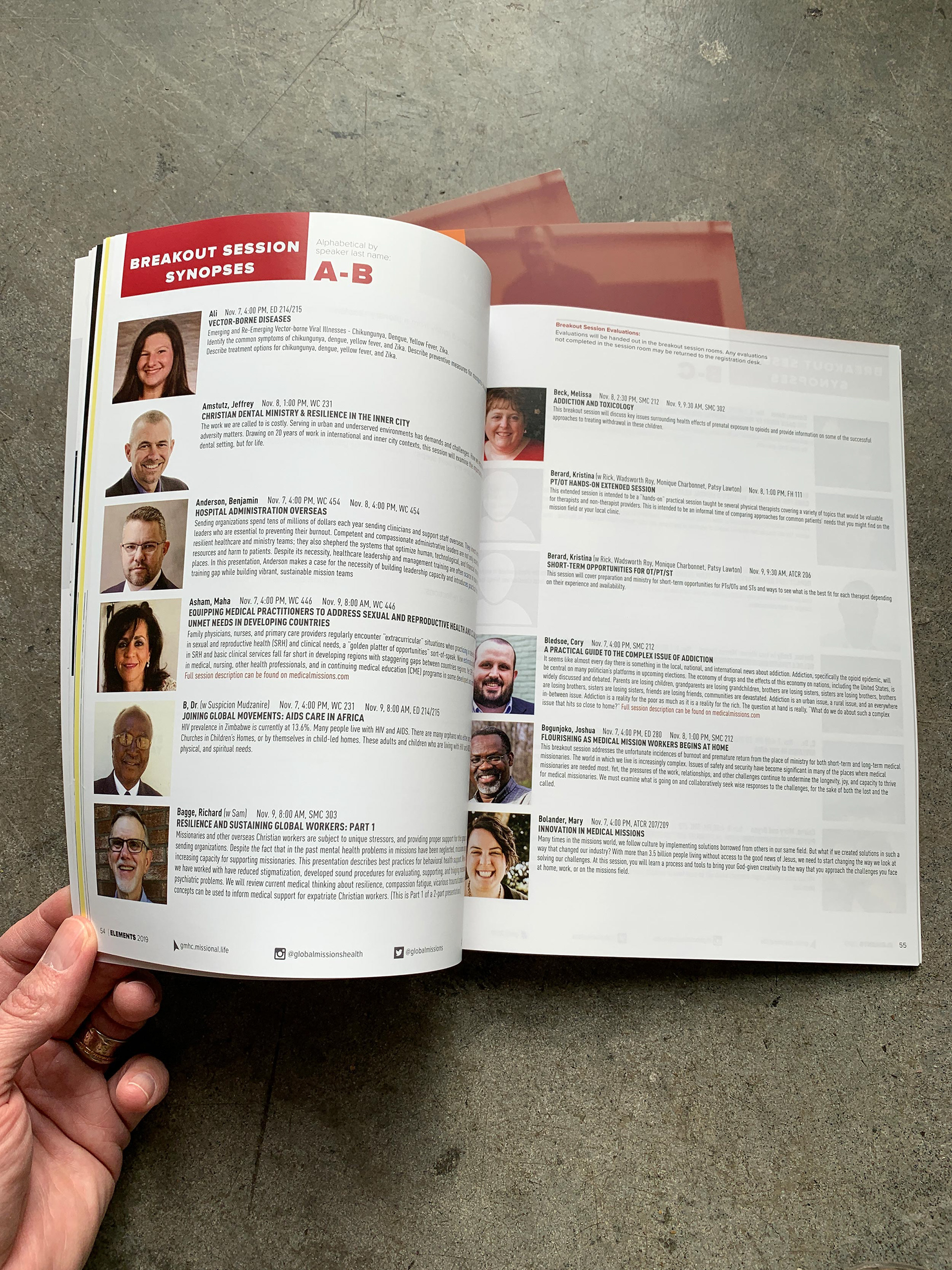 Elements Booklet Interior Speaker Breakout SessionsPages