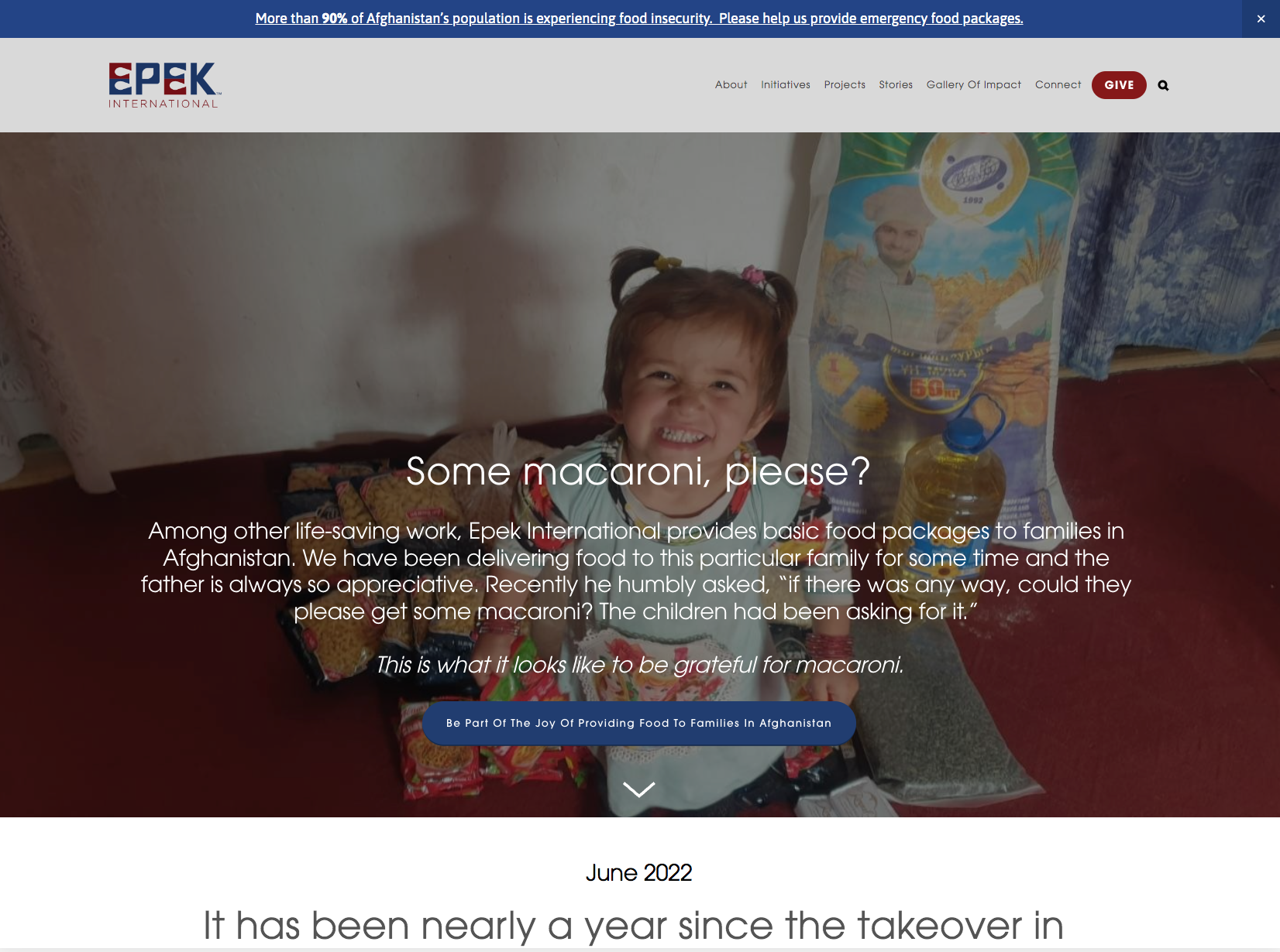 Epek International Website