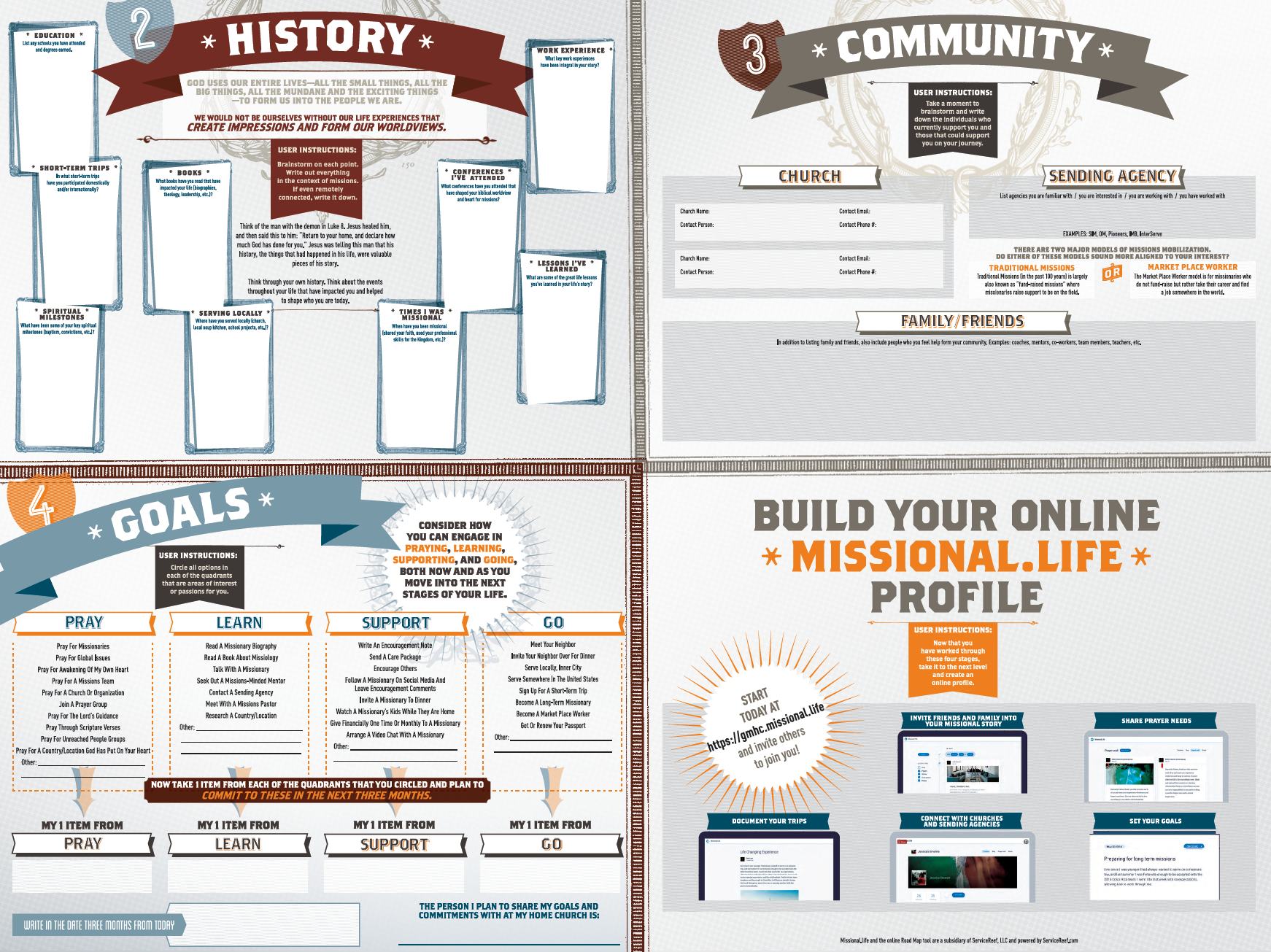 A Missional Life Companion Interactive Info Graphic, Side 2