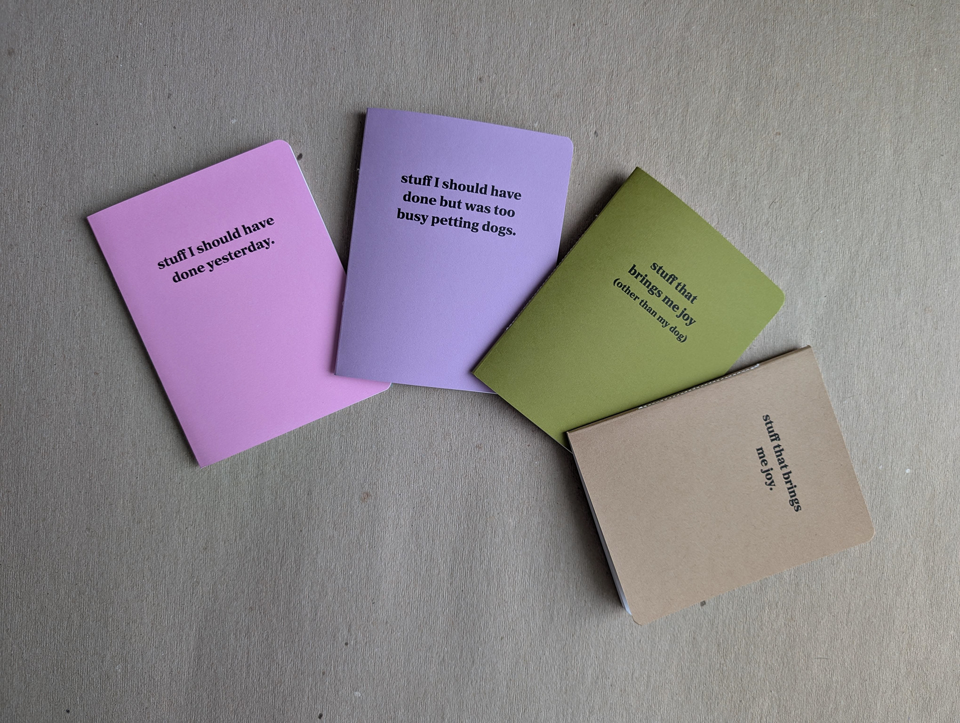 Handmade notebooks