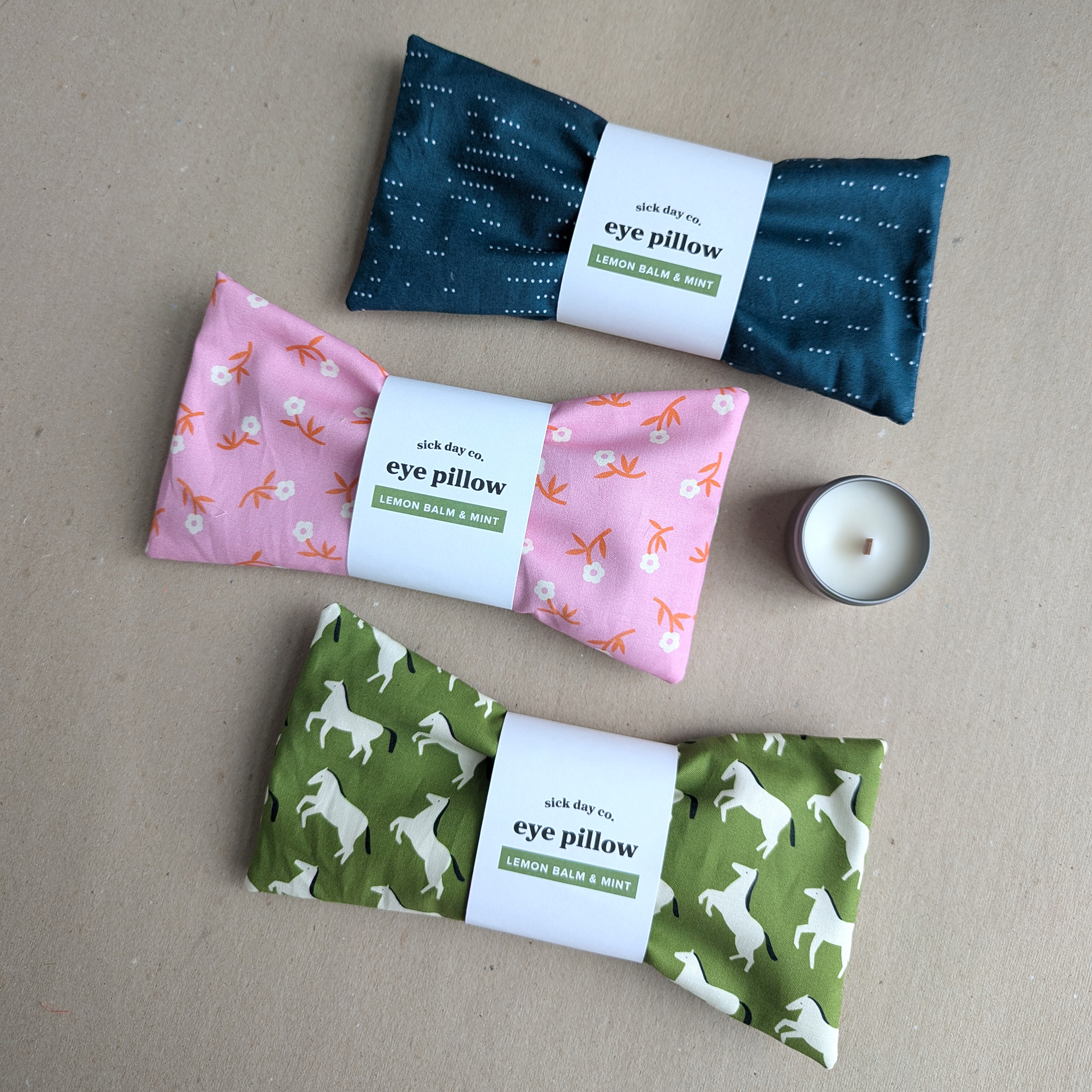eye pillow packaging