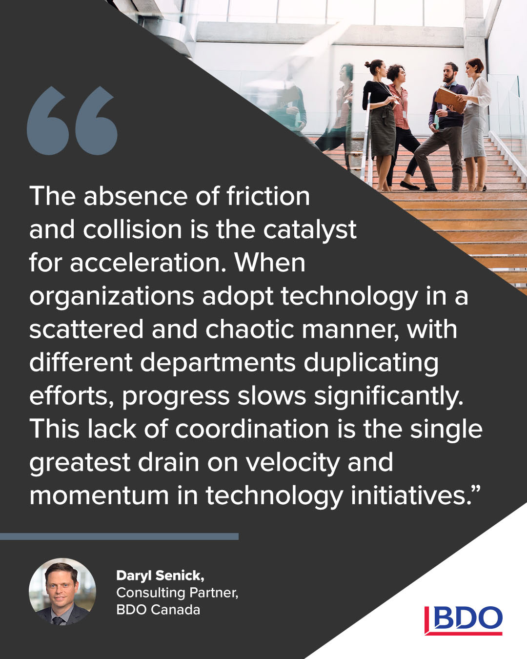 Quote card from the Productivity paradox report.