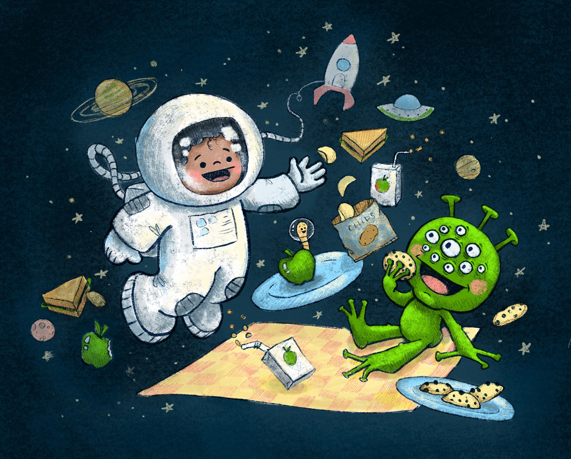 Lunch in Space