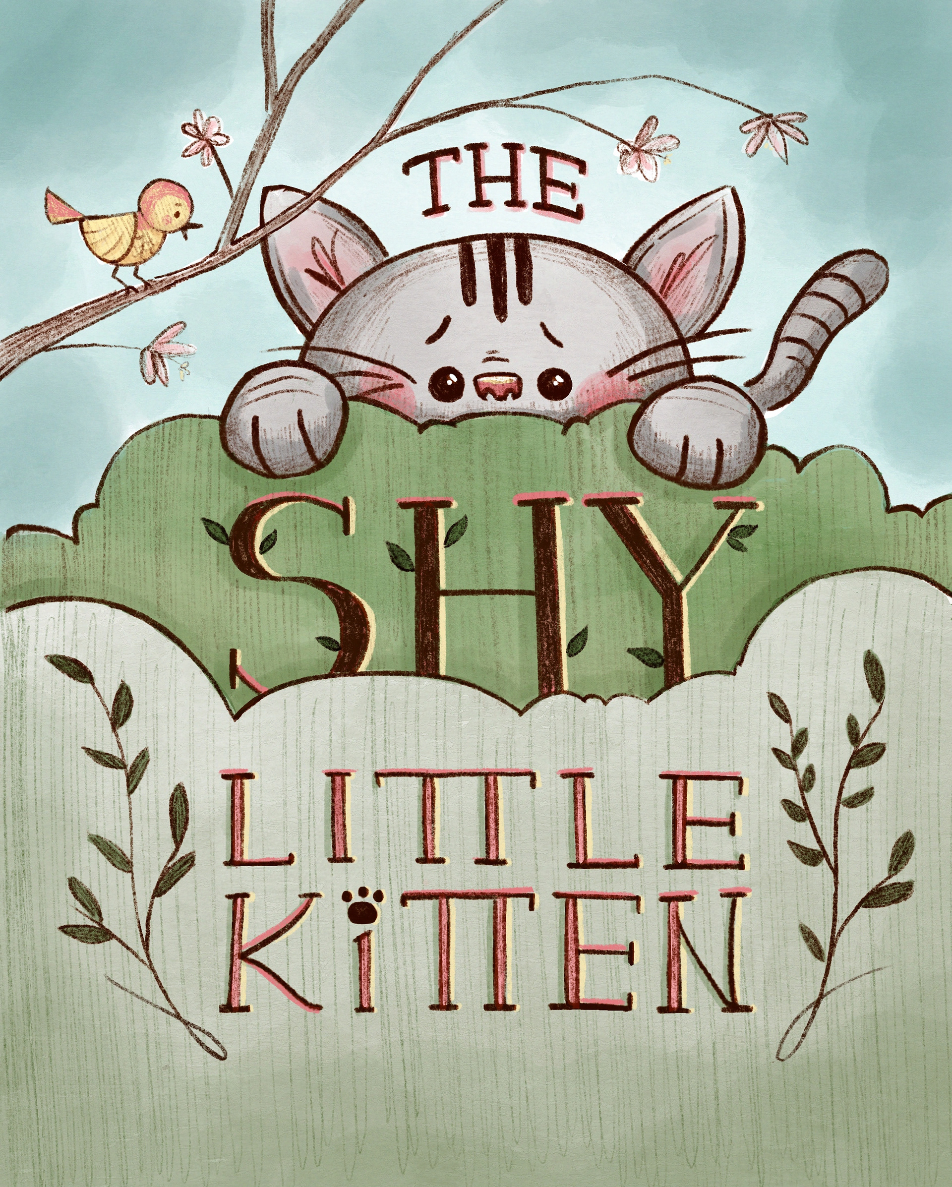 The Shy Little Kitten Book Cover