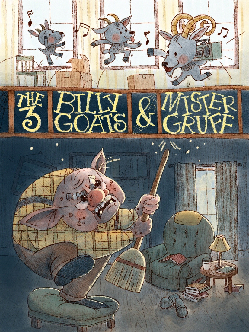 The 3 Billy Goats and Mister Gruff Book Cover
