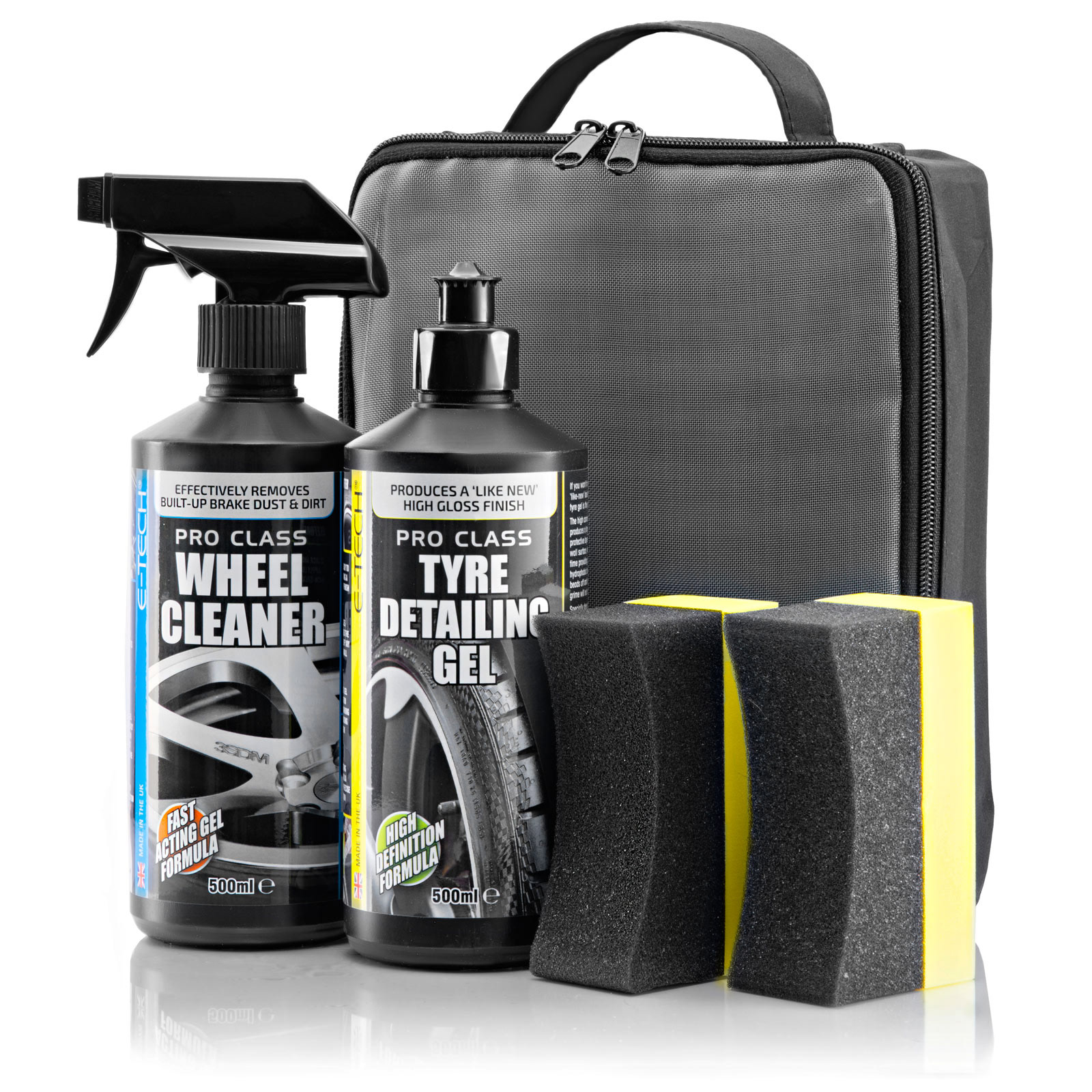 Pack shot of car cleaning kit for website, social media use | Pro Exposure Photography