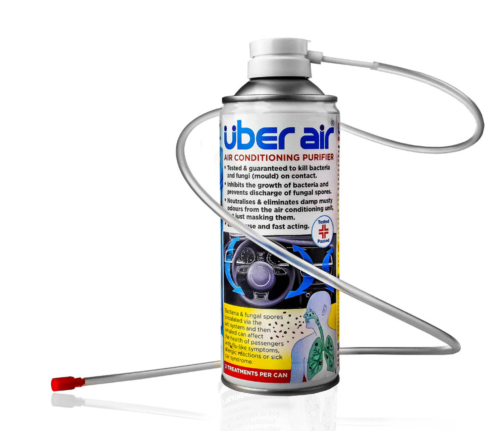 uber air can with twisting tube attachment | website product photography | | Pro Exposure Photography