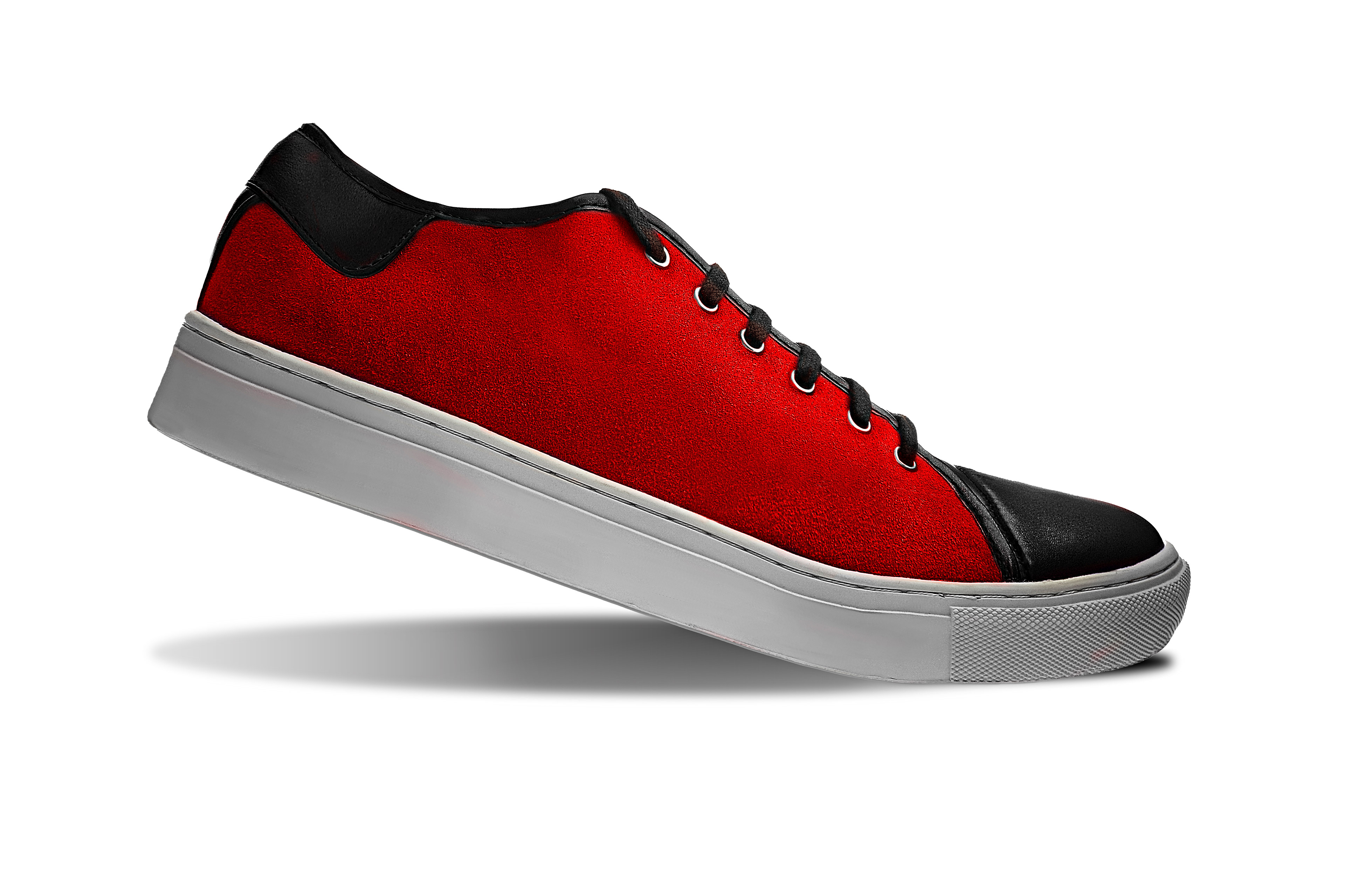 shoe walking on white background isolated | Pro Exposure Photography