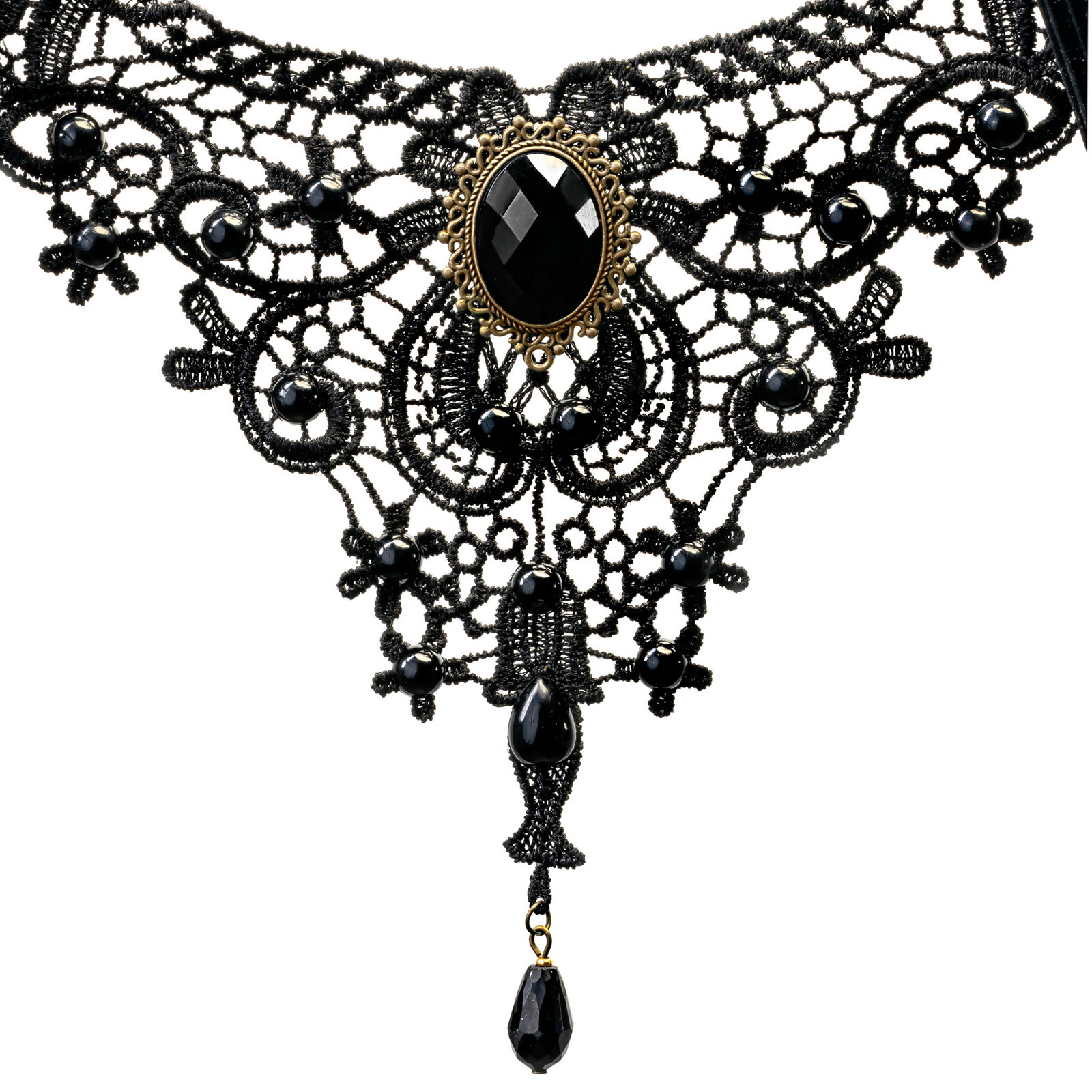 Lace and jewel choker necklace | jewellery photo | Pro Exposure Photography