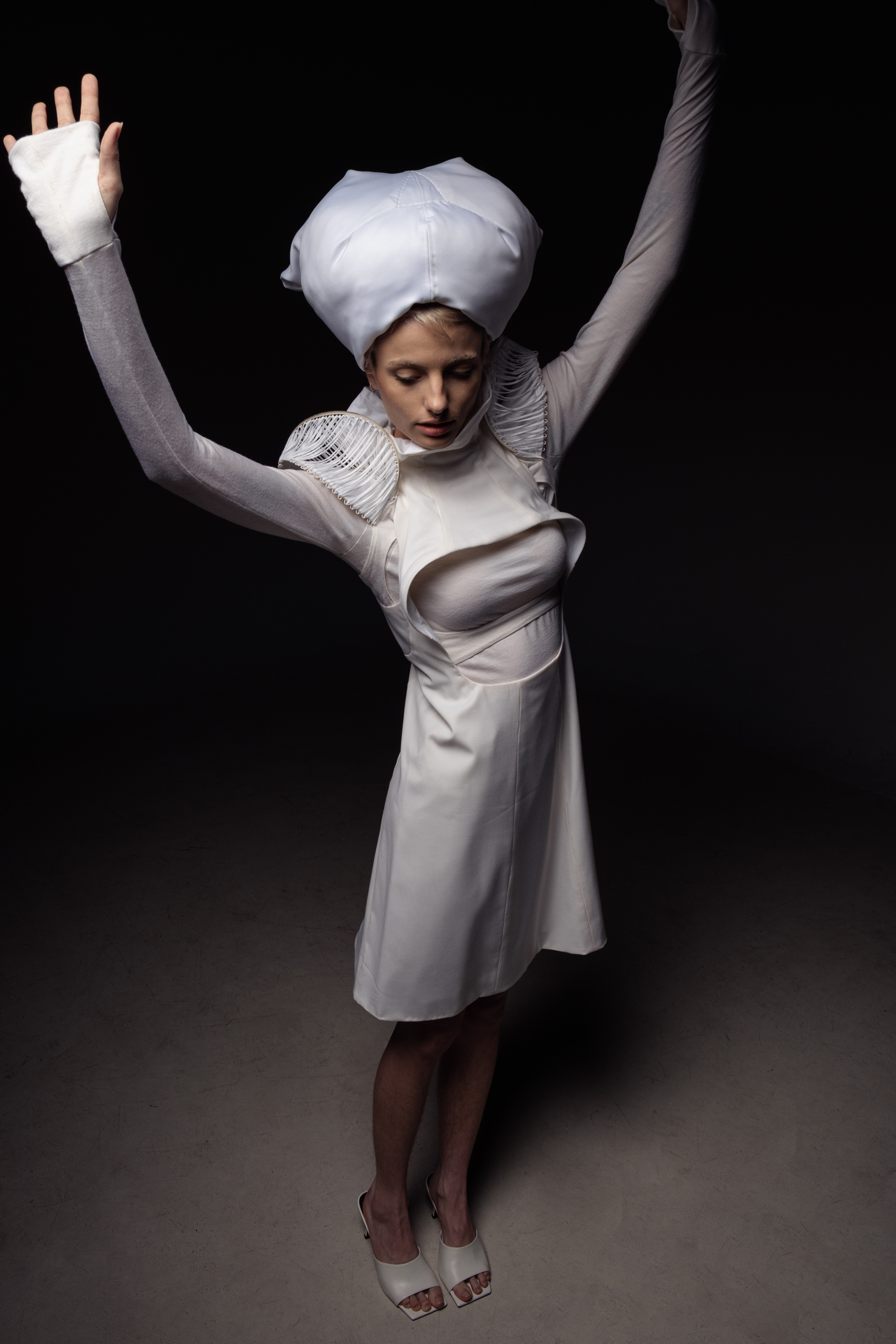 Amy Garrett Graduate Collection - model: Sarah Nicholson