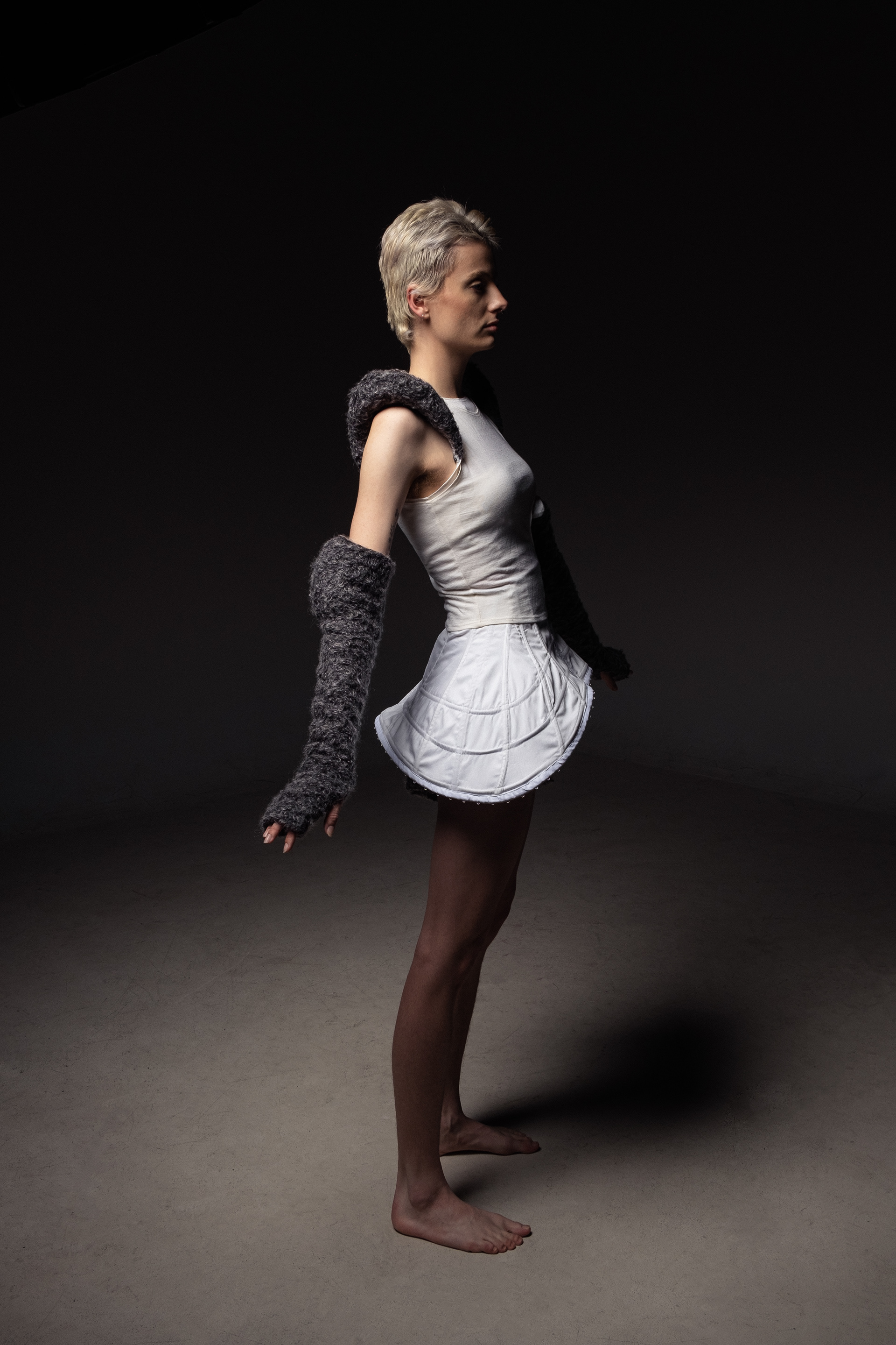 Amy Garrett Graduate Collection - model: Sarah Nicholson