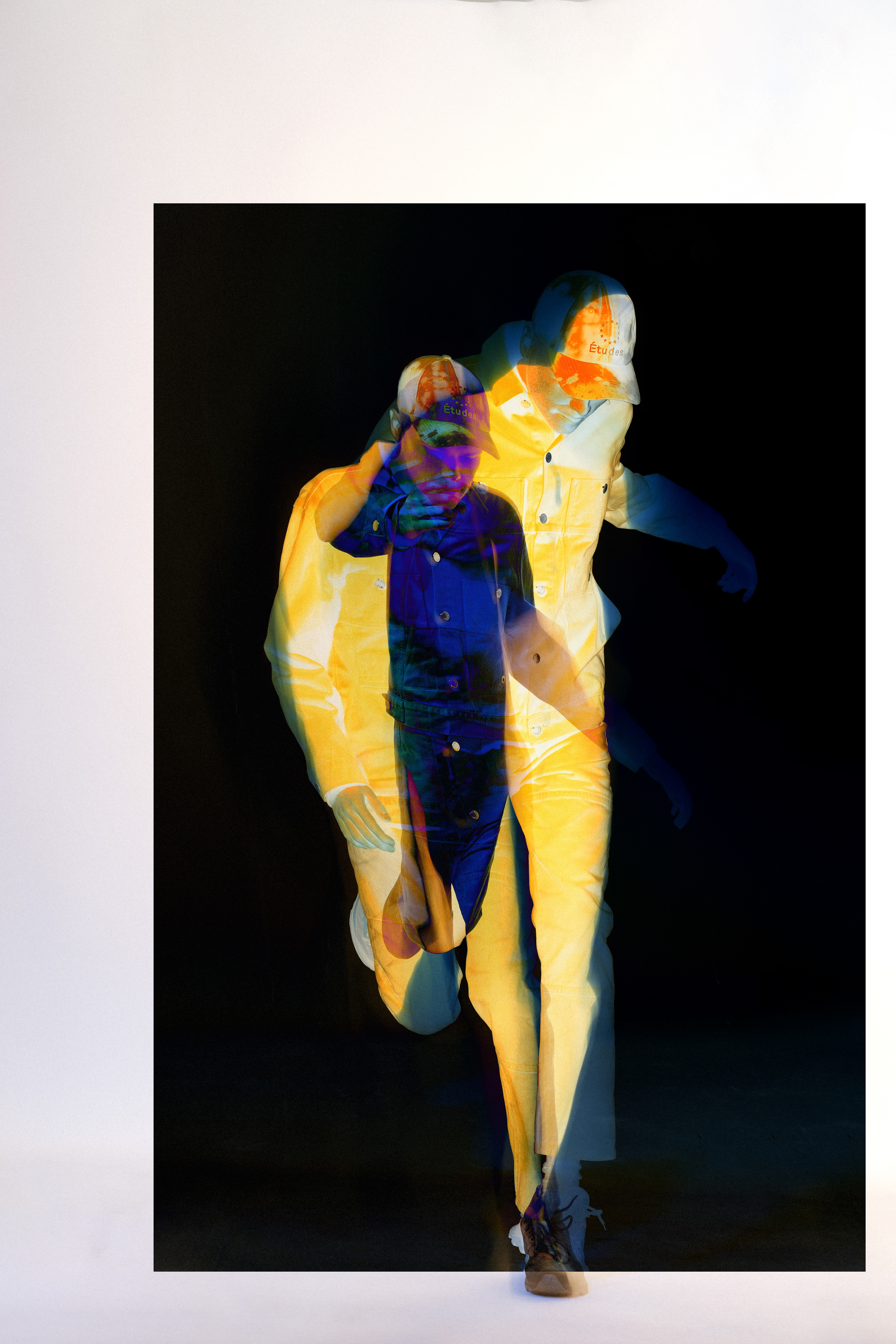 Golden Vessel for Lobster Magazine - Photographer: James Caswell Styling: Contra Studio: The Photo Studio All suits are Études
