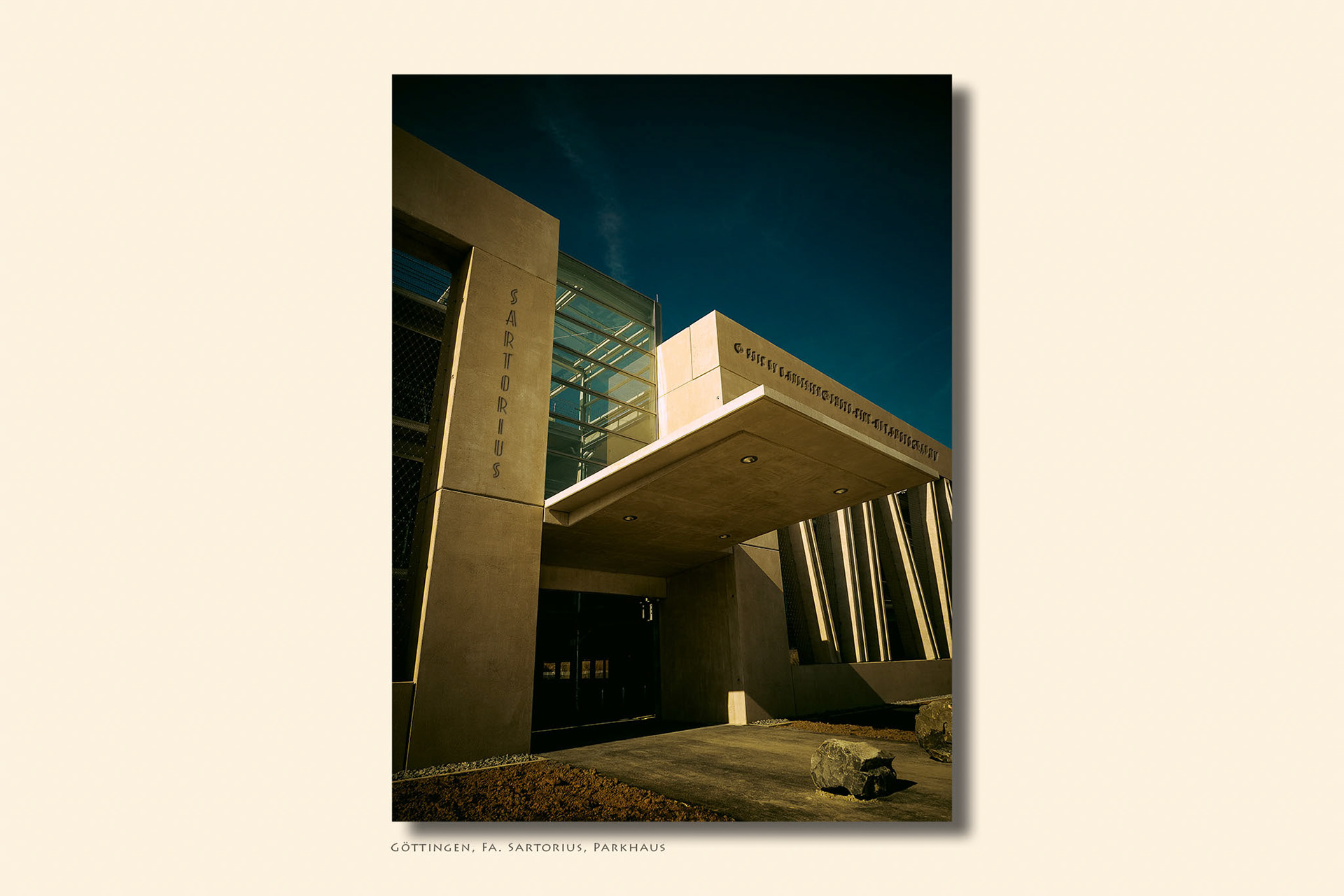 Fa. Sartorius, Parkhaus